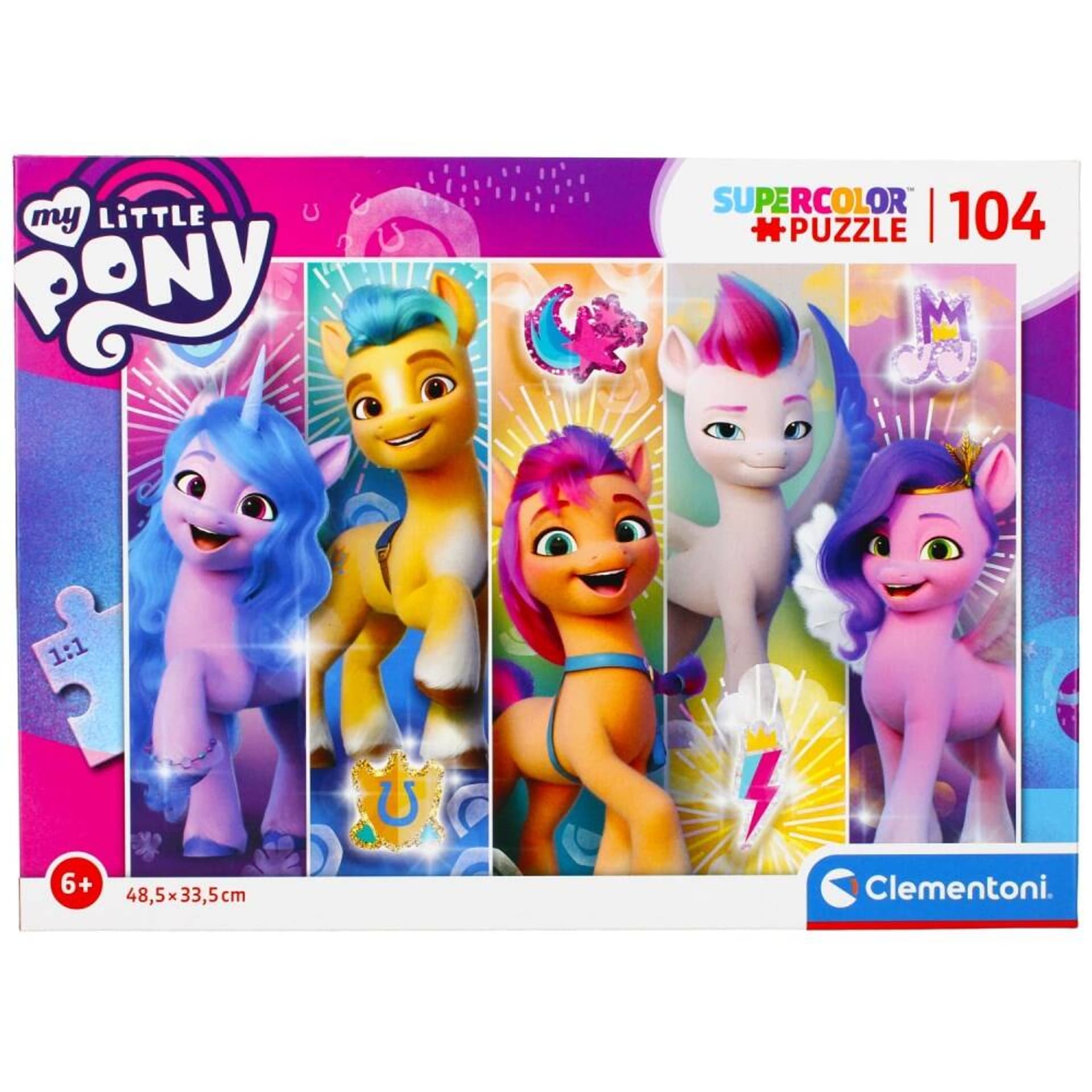 

Puzzle 104 elementy CLM 25732 Little Pony PUD CLEMENTONI 25732 CLM