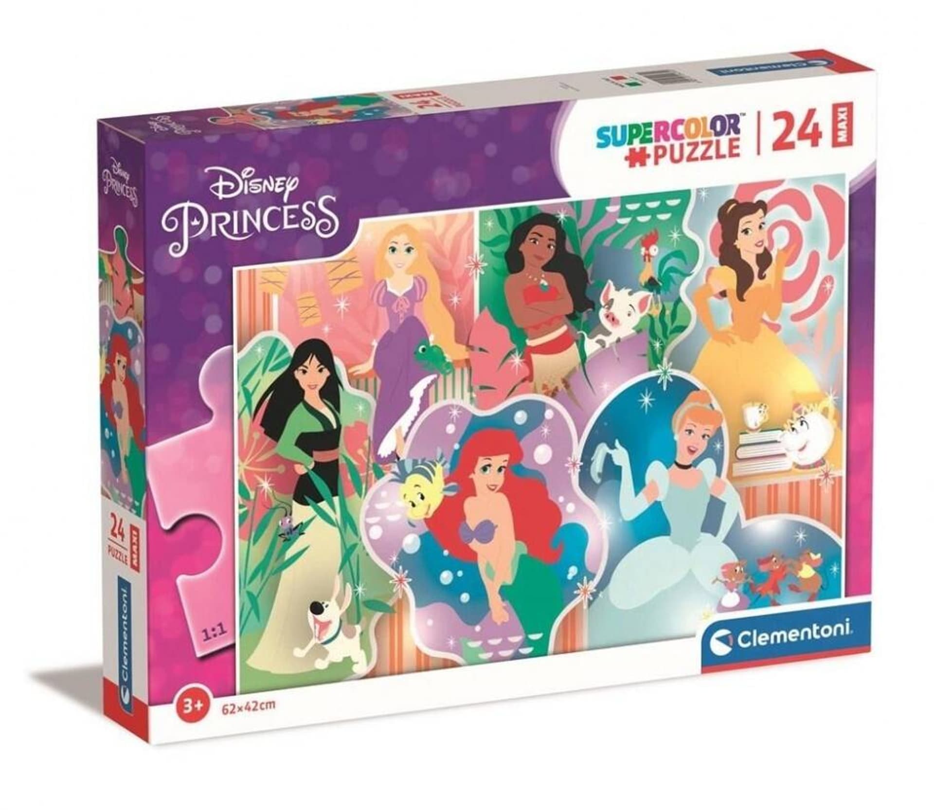 

Puzzle 24 elementy CLM 24232 Maxi Princess PUD CLEMENTONI 24232 CLM