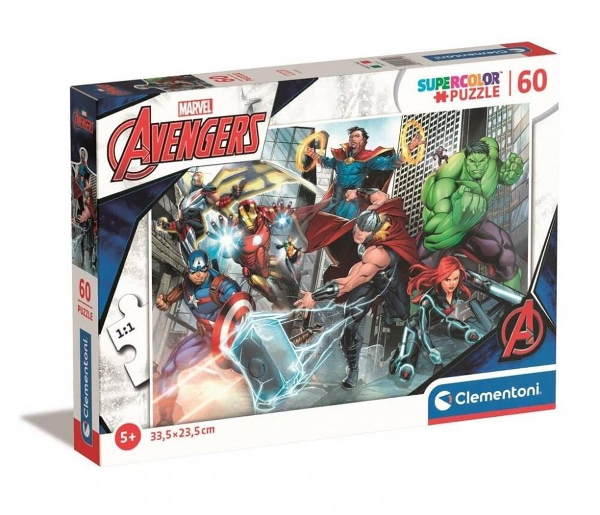 

Puzzle 60 elementów CLM 26112 Avengers PUD CLEMENTONI 26112 CLM