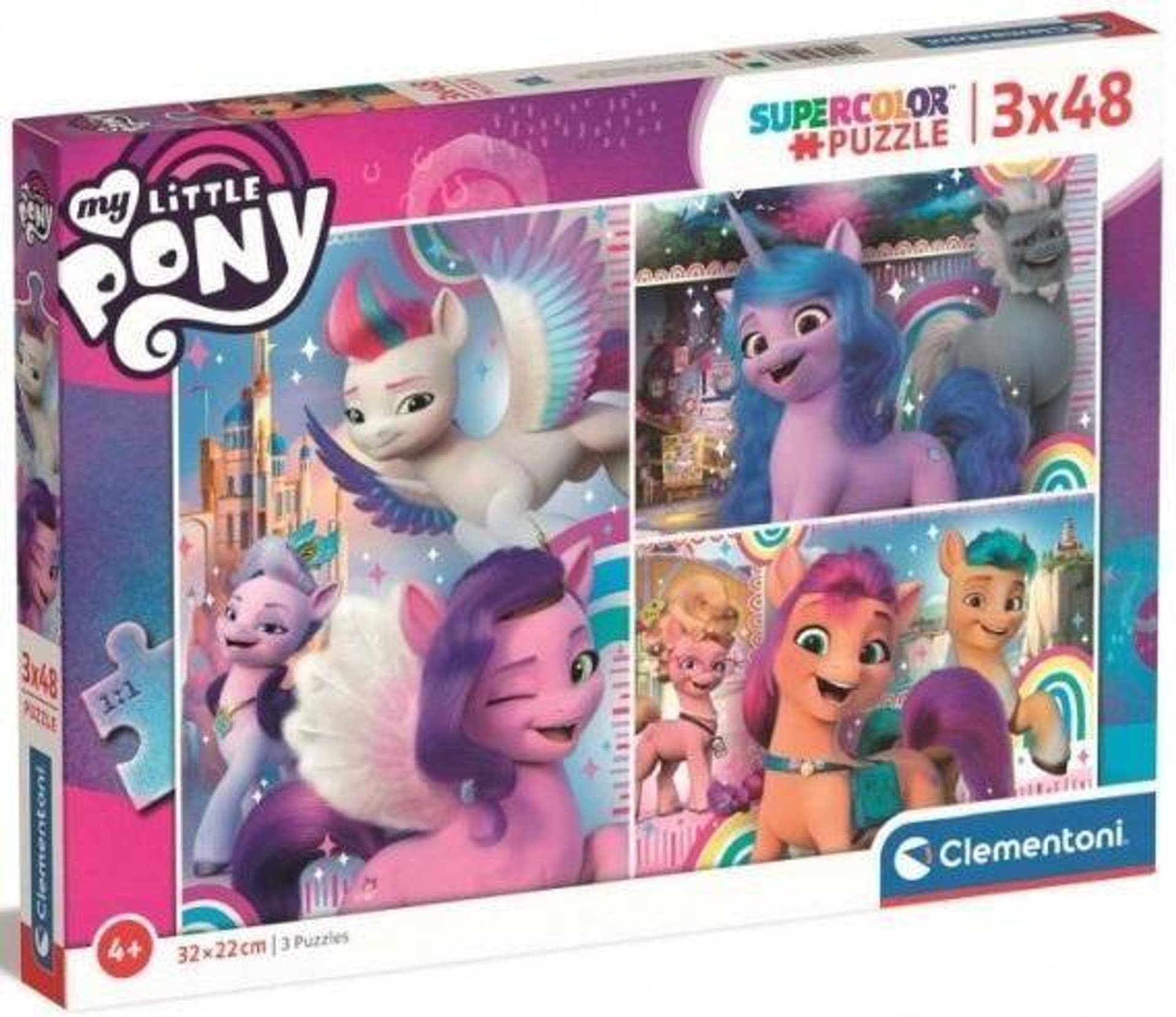 

Puzzle 3x48 elementów My Little Pony CLEMENTONI 25275