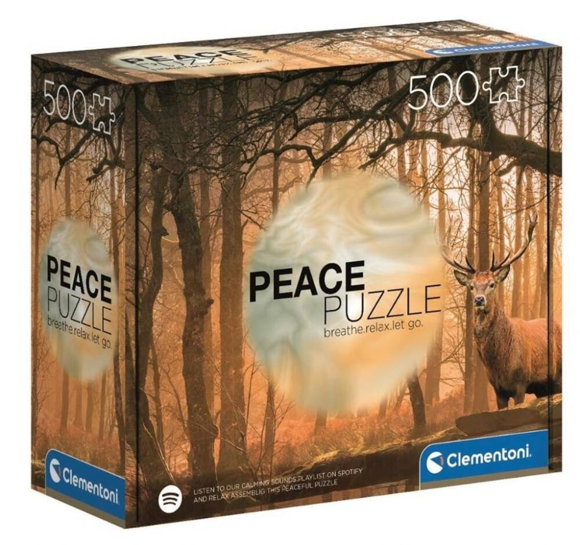 

Puzzle 500 elementów HQC Peace Rustling CLEMENTONI 35118