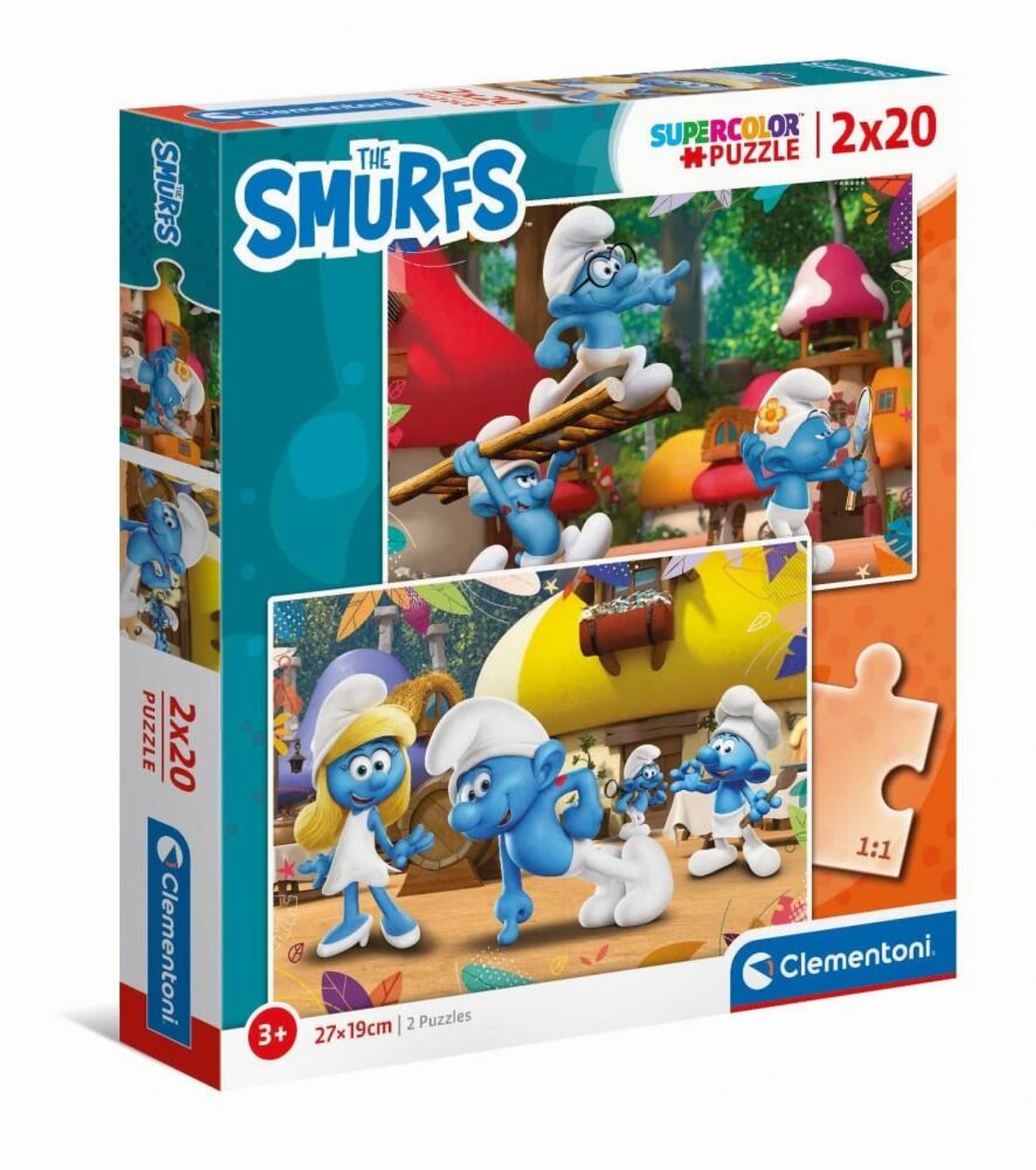 

Puzzle 2x20el CLM 24789 Smerfy PUD CLEMENTONI 24789 CLM