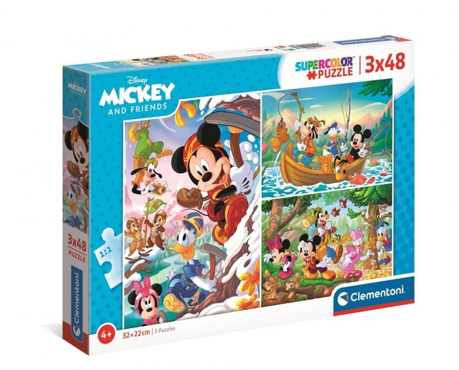 

Puzzle 3x48el CLM 25266 Mickey PUD CLEMENTONI 25266 CLM