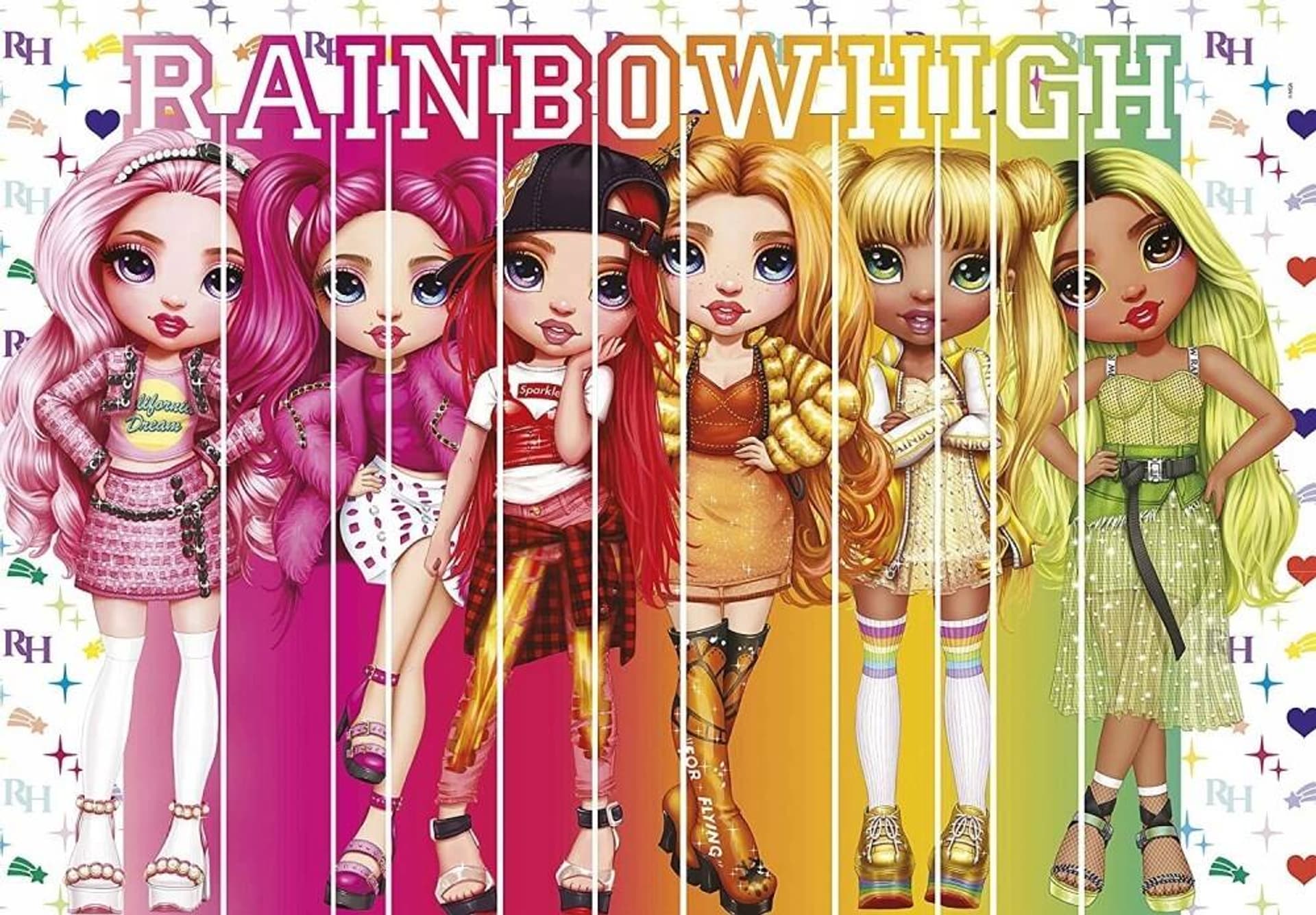 

Puzzle 180 elementów Rainbow High CLEMENTONI 29775