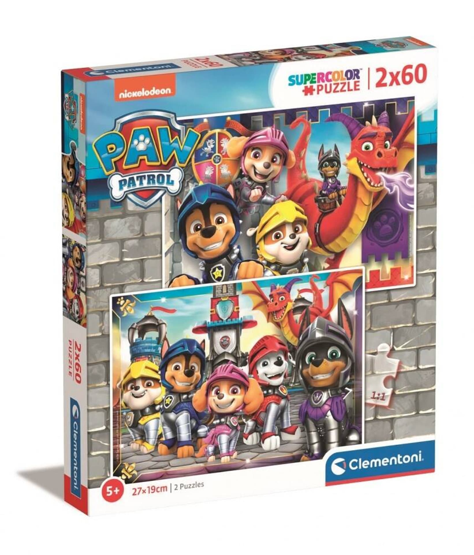 

Puzzle 2x60el CLM 21621 Paw Patrol PUD CLEMENTONI 21621 CLM