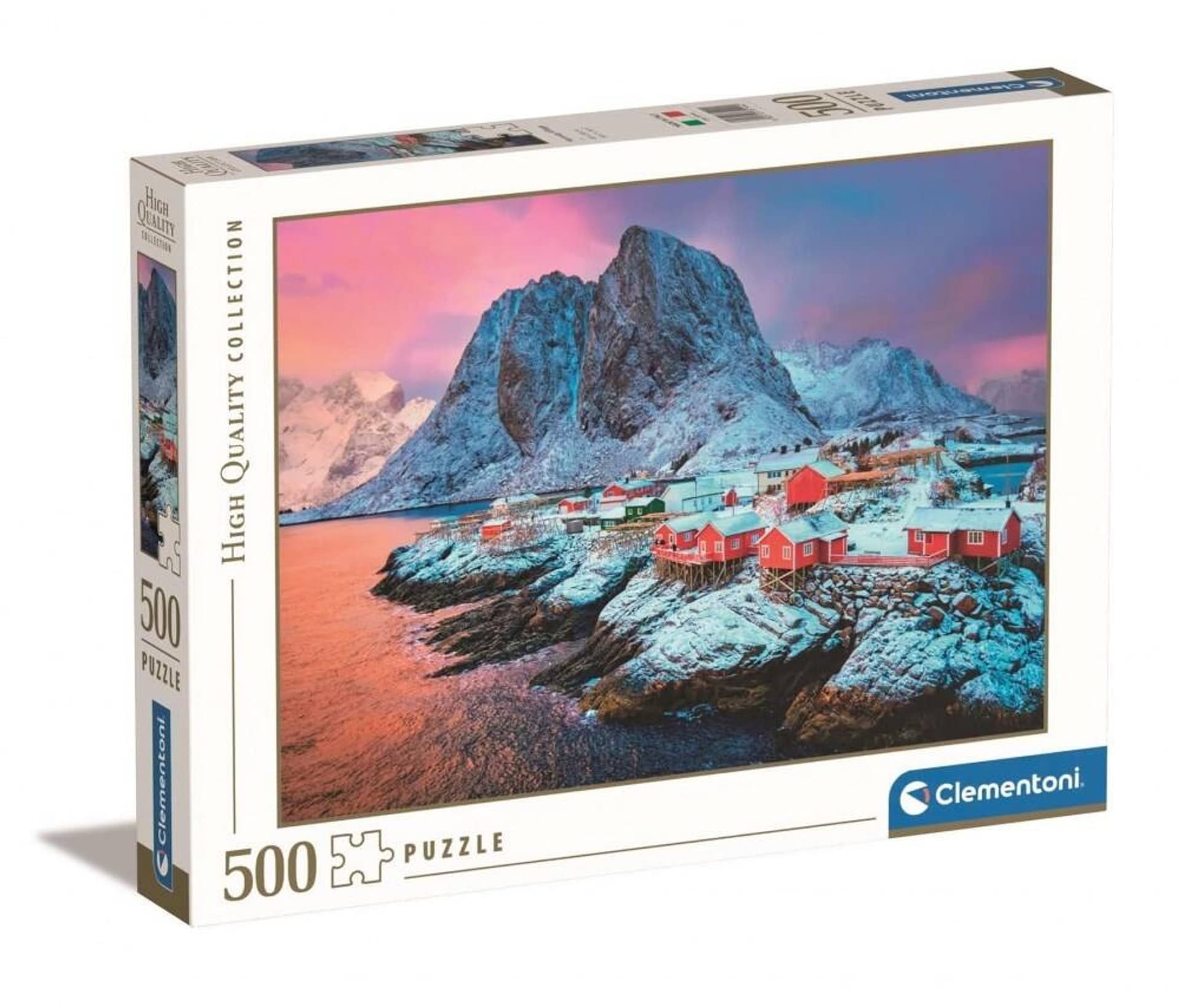 

Puzzle 500 elementów Hamnoy Village CLEMENTONI 35144