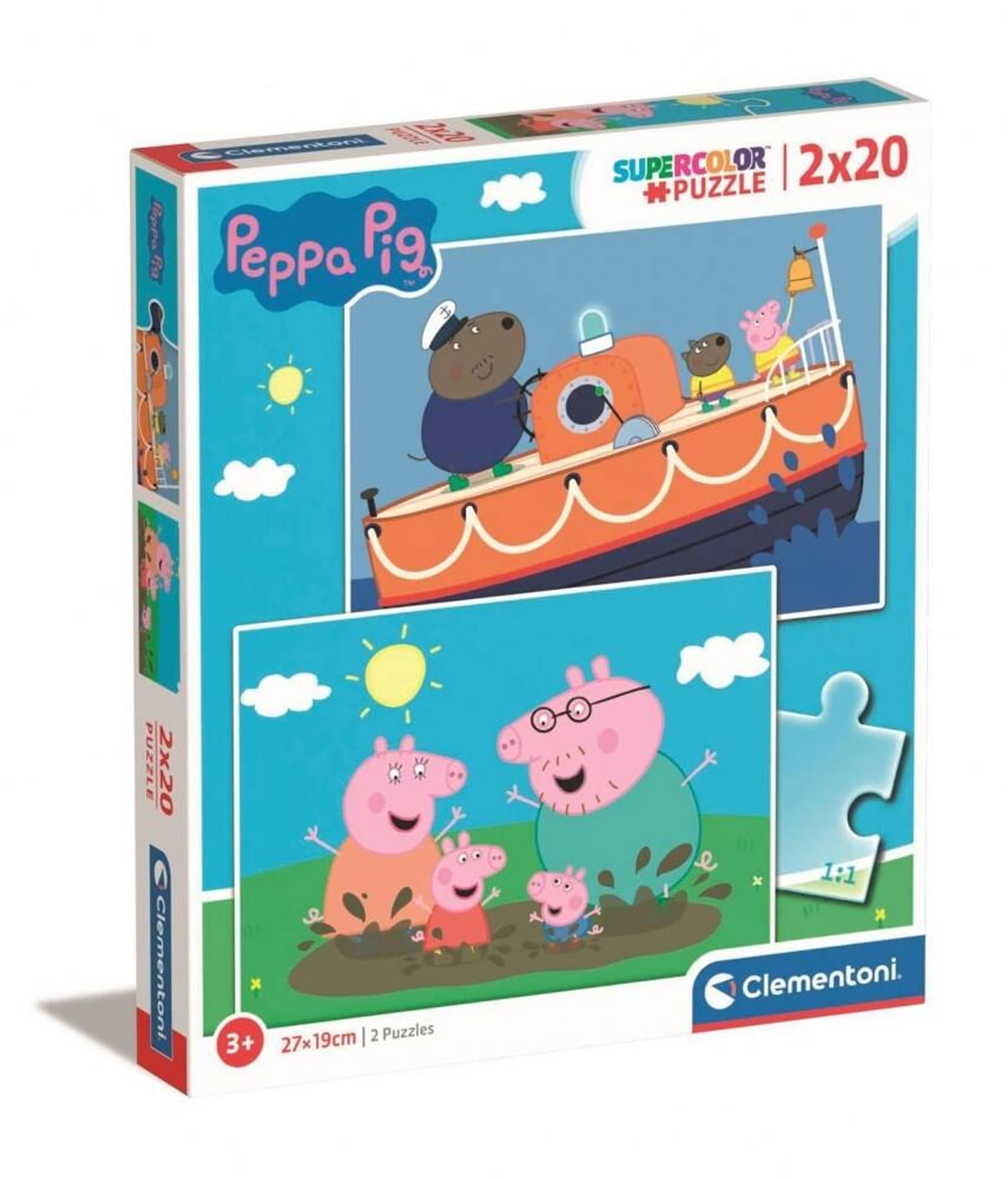 

Puzzle 2x20 elementów Peppa Pig CLEMENTONI 24797