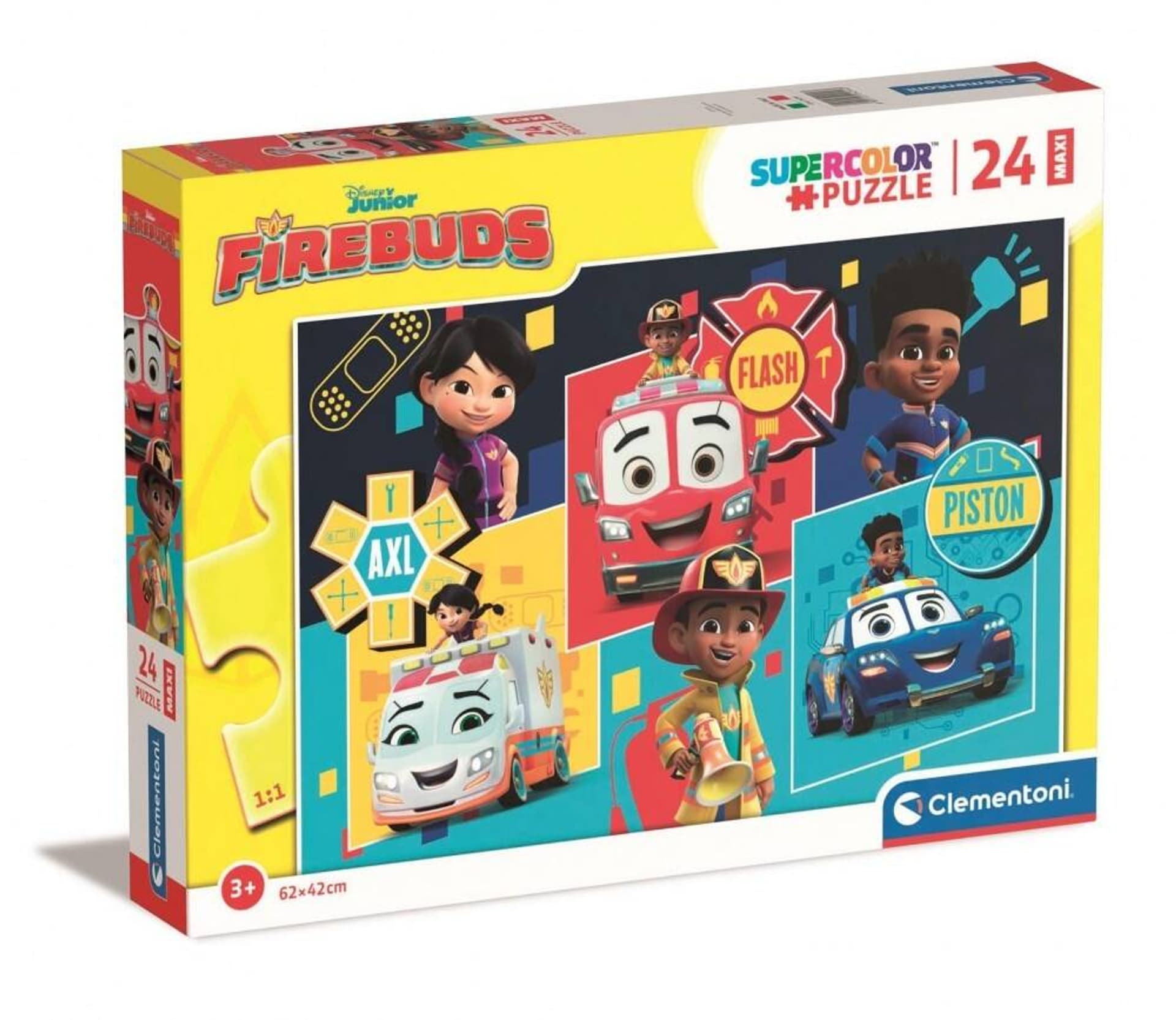 

Puzzle 24 elementy Maxi Firebudes CLEMENTONI 24244 CLM