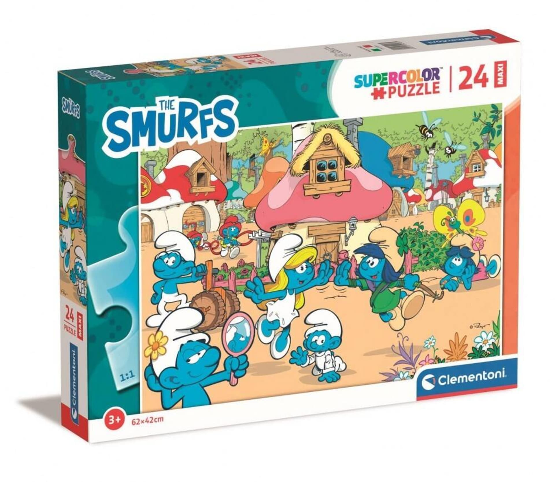 

Puzzle 24 elementy Maxi Smerfy CLEMENTONI 24248 CLM