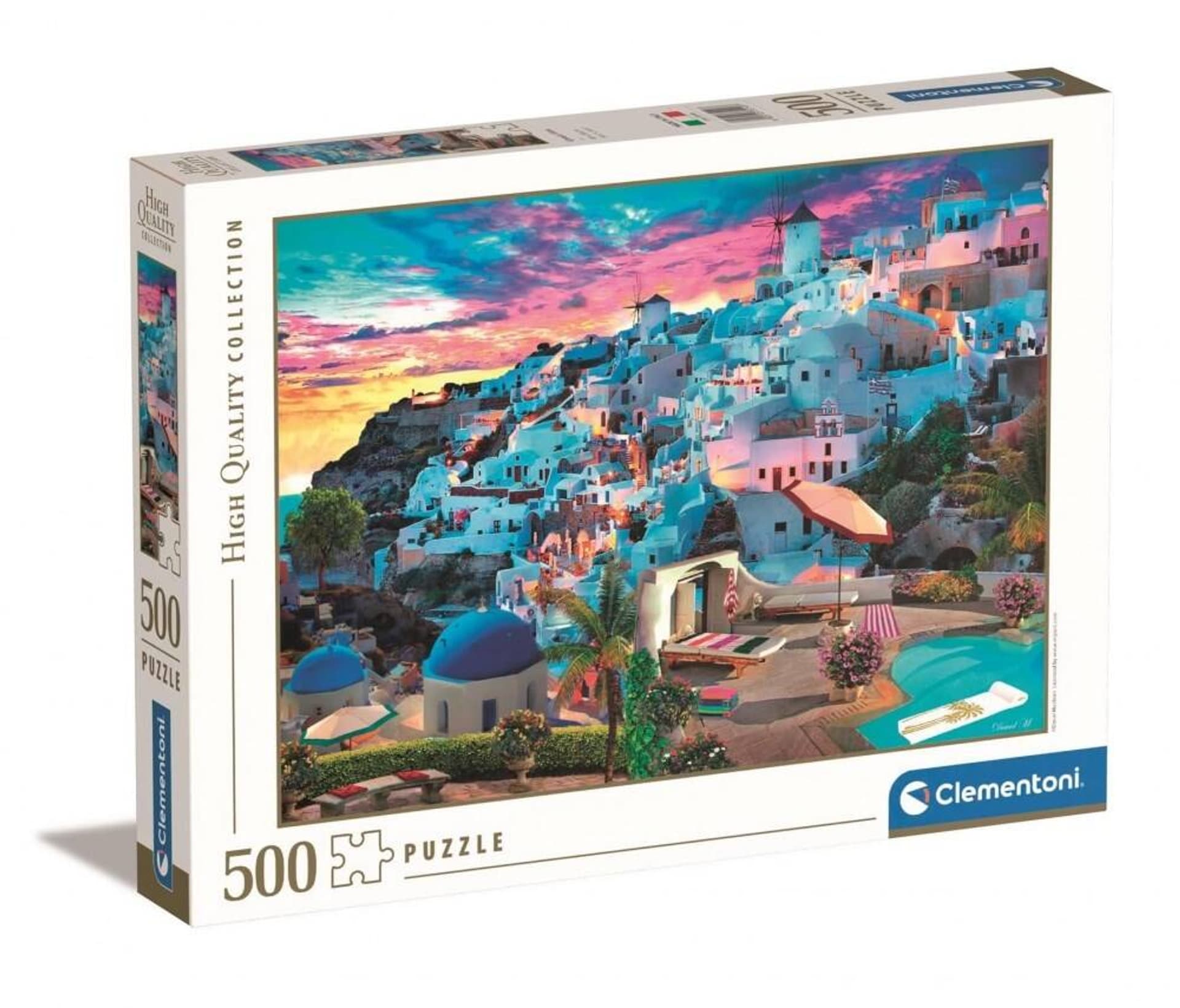 

Puzzle 500 elementów Greece View CLEMENTONI 35149