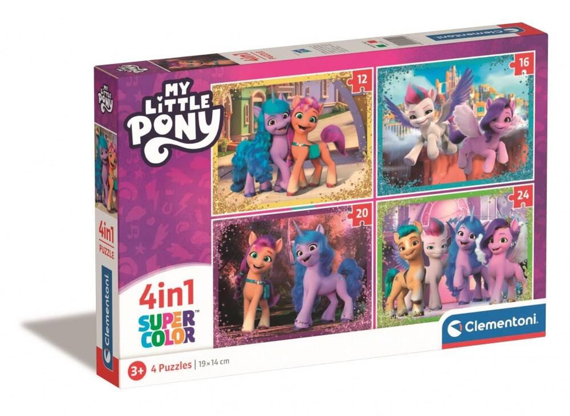 

Puzzle 4w1 Little Pony CLEMENTONI 21519