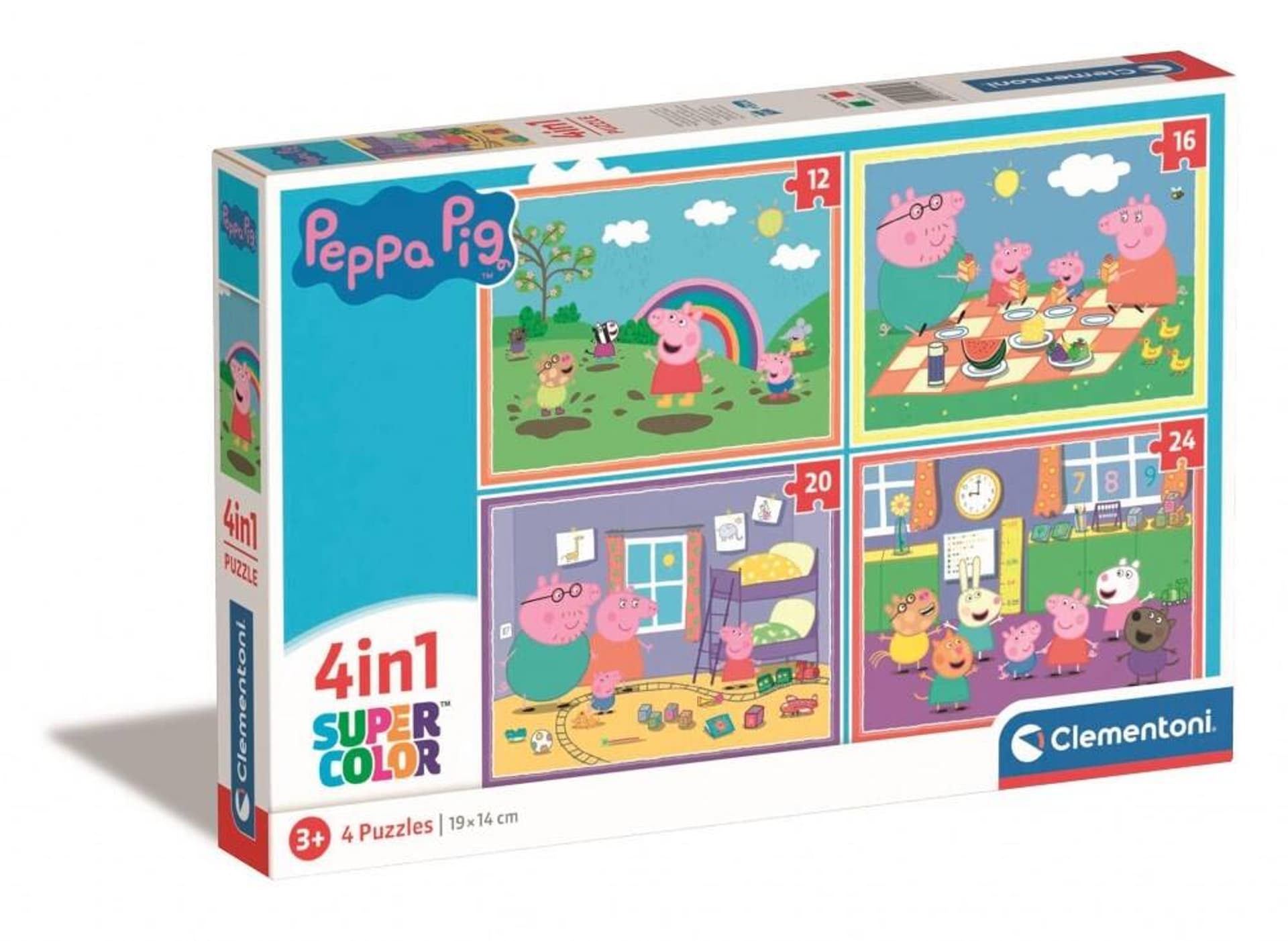 

Puzzle 4w1 Peppa CLEMENTONI 21516