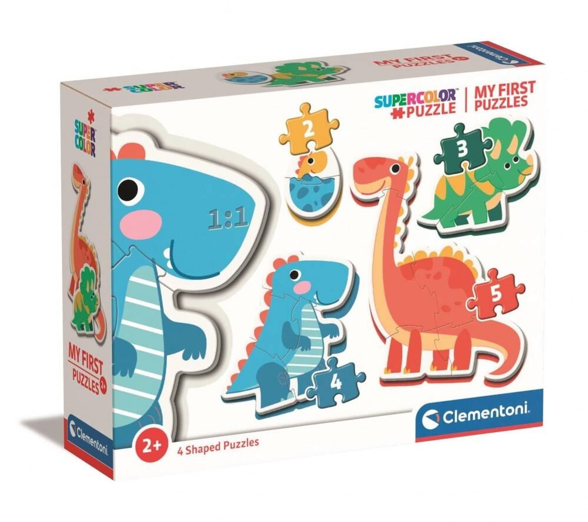 

Puzzle Moje Pierwsze 2,3,4,5 el CLM Dinozaury PUD 20834 CLM