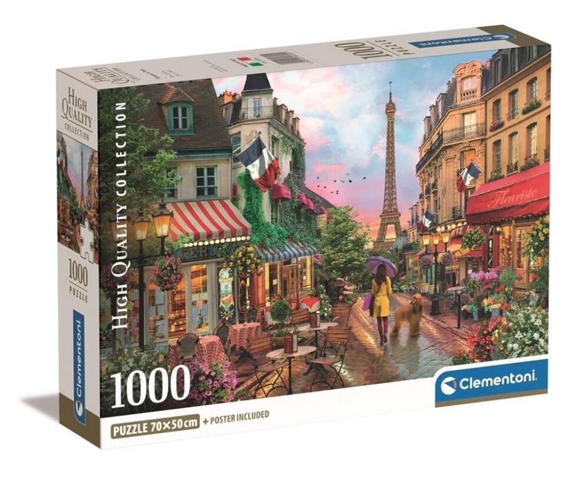 

Puzzle 1000el Flowers in Paris PUD CLEMENTONI 39705 CLM