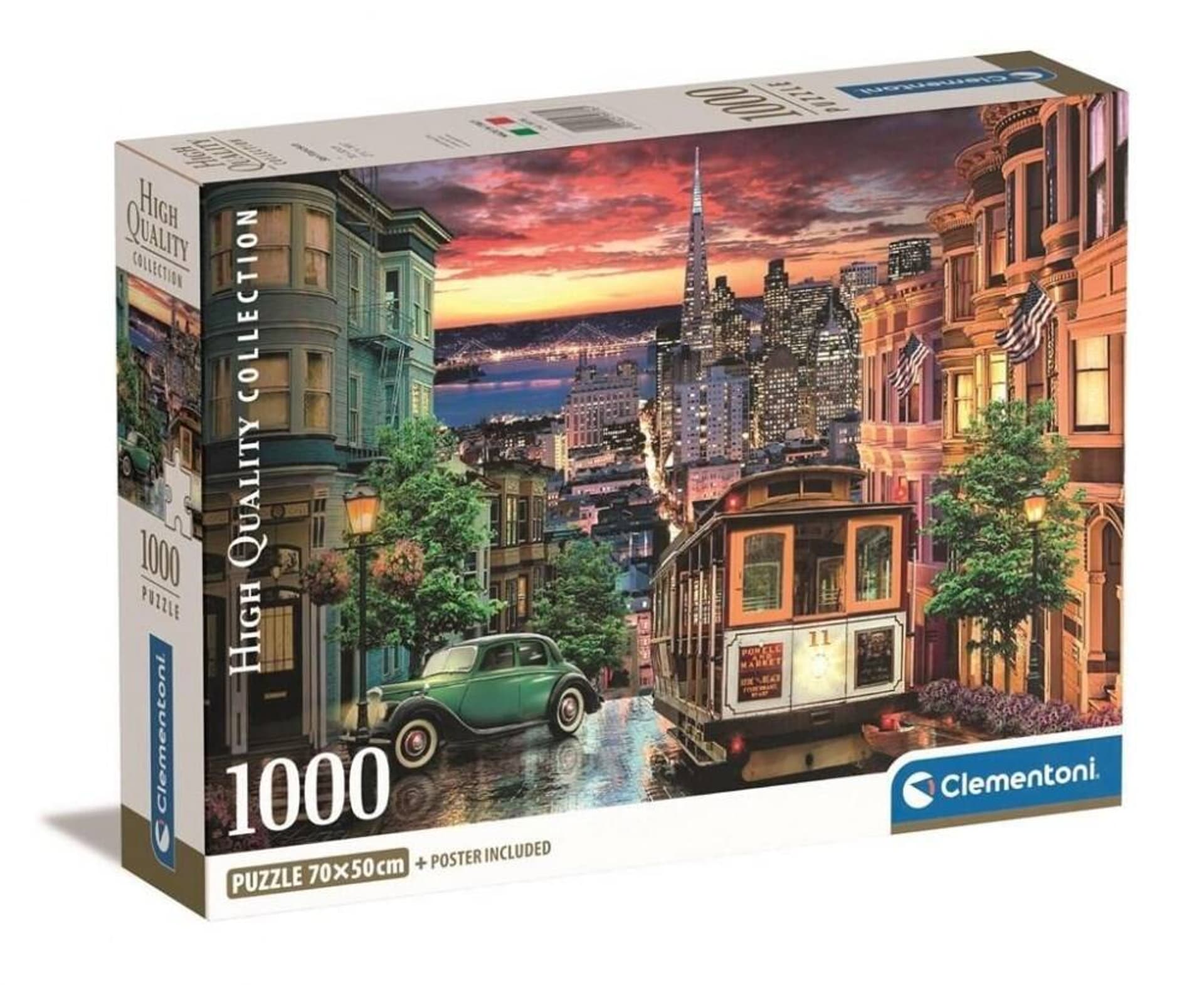 

Puzzle 1000el San Francisco PUD CLEMENTONI 39776 CLM