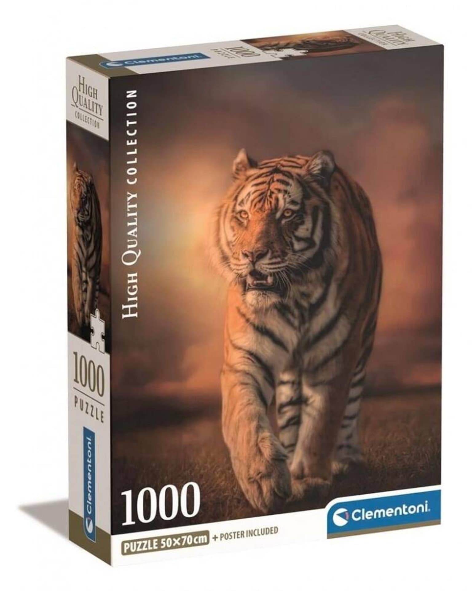 

Puzzle 1000el Tiger PUD CLEMENTONI 39773 CLM