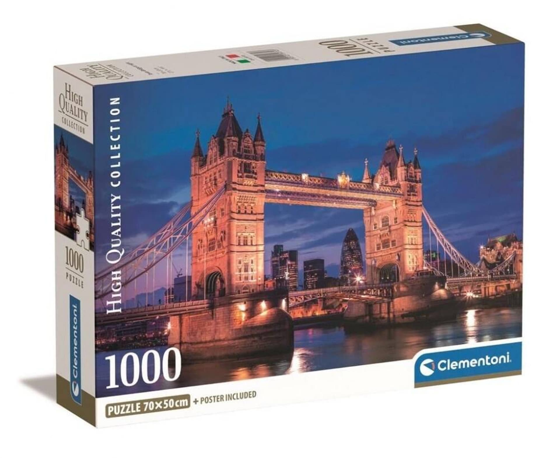 

Puzzle 1000el Tower Bridge at night PUD CLEMENTONI 39772 CLM