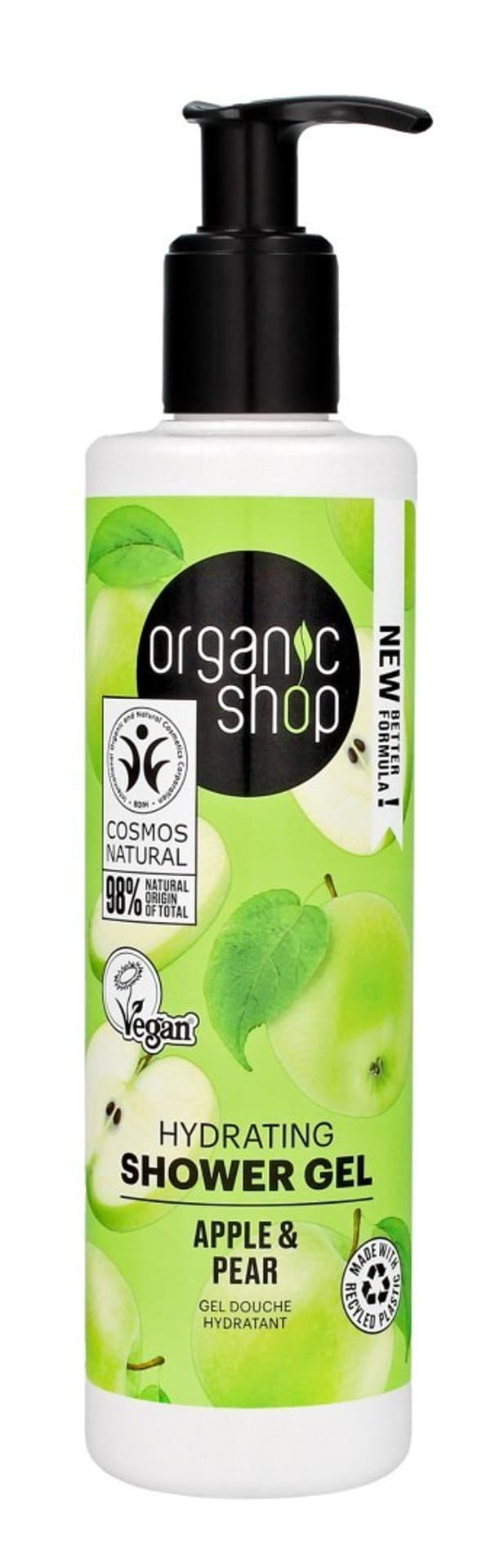 

ORGANIC SHOP WEGAN Żel p/prysznic Jabło&Gruszka
