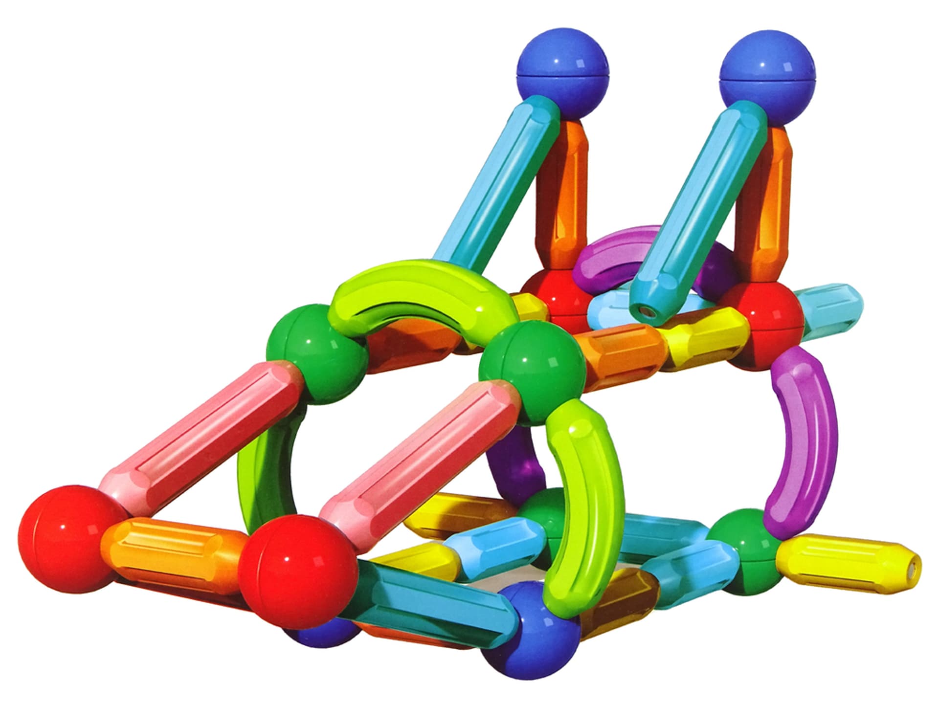 

Klocki Magnetyczne Plastikowe Kolorowe