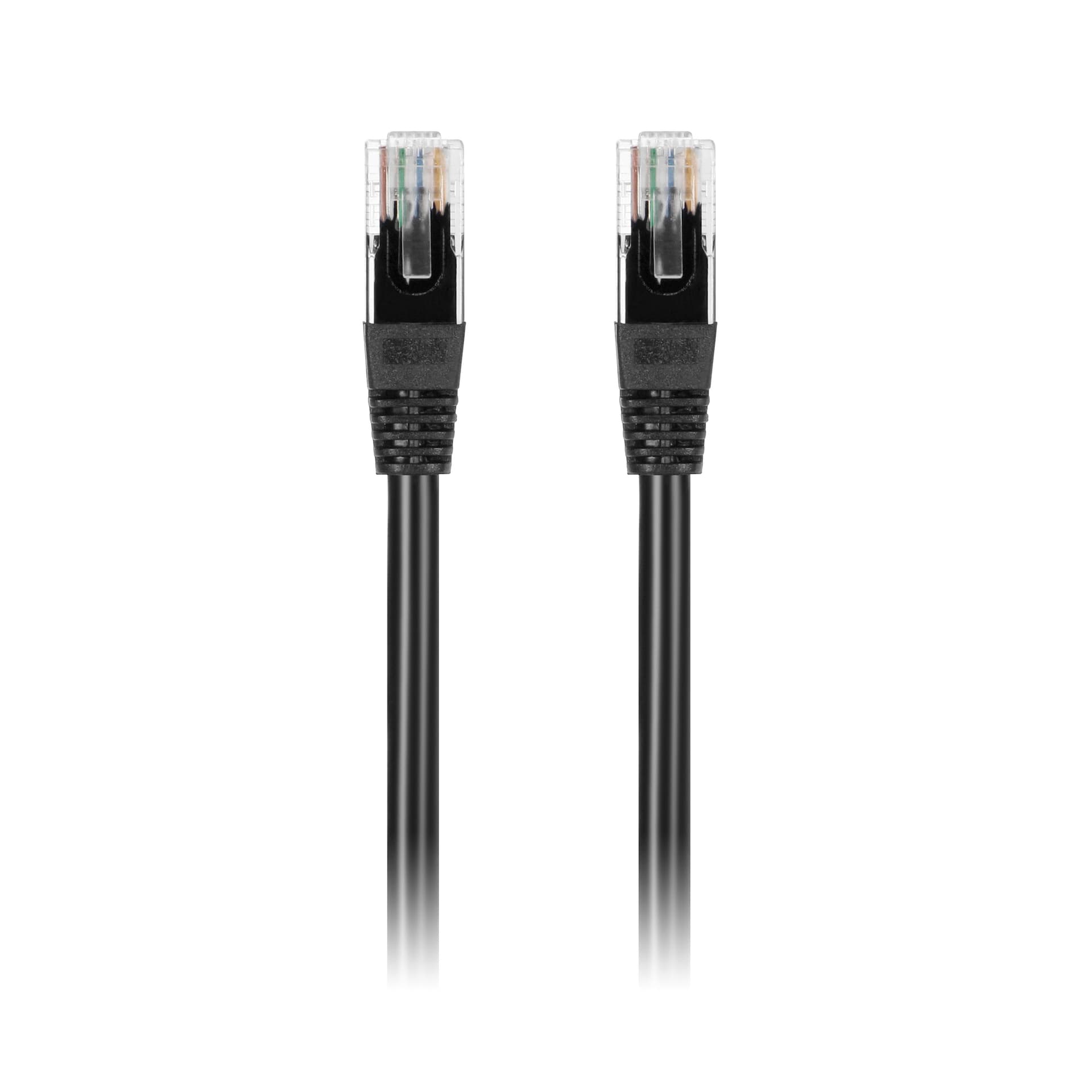 

Kabel sieciowy Patchcord UTP CAT.6 wtyk - wtyk 10m CZARNY