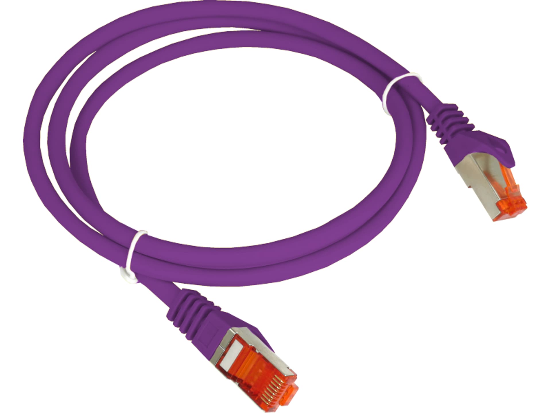 

Patch-cord ALANTEC kat.6A S/FTP fioletowy 0,5m LSOH - ALANTEC