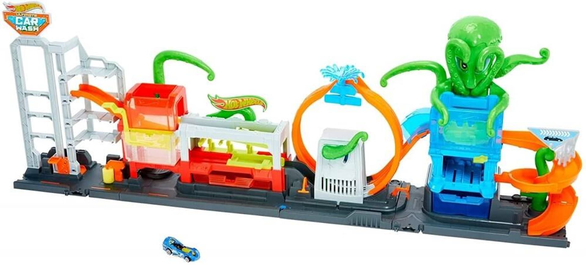 

Hot Wheel City Color Reveal Megamyjnia Atak ośmiornicy Zestaw HBY96 p2 MATTEL