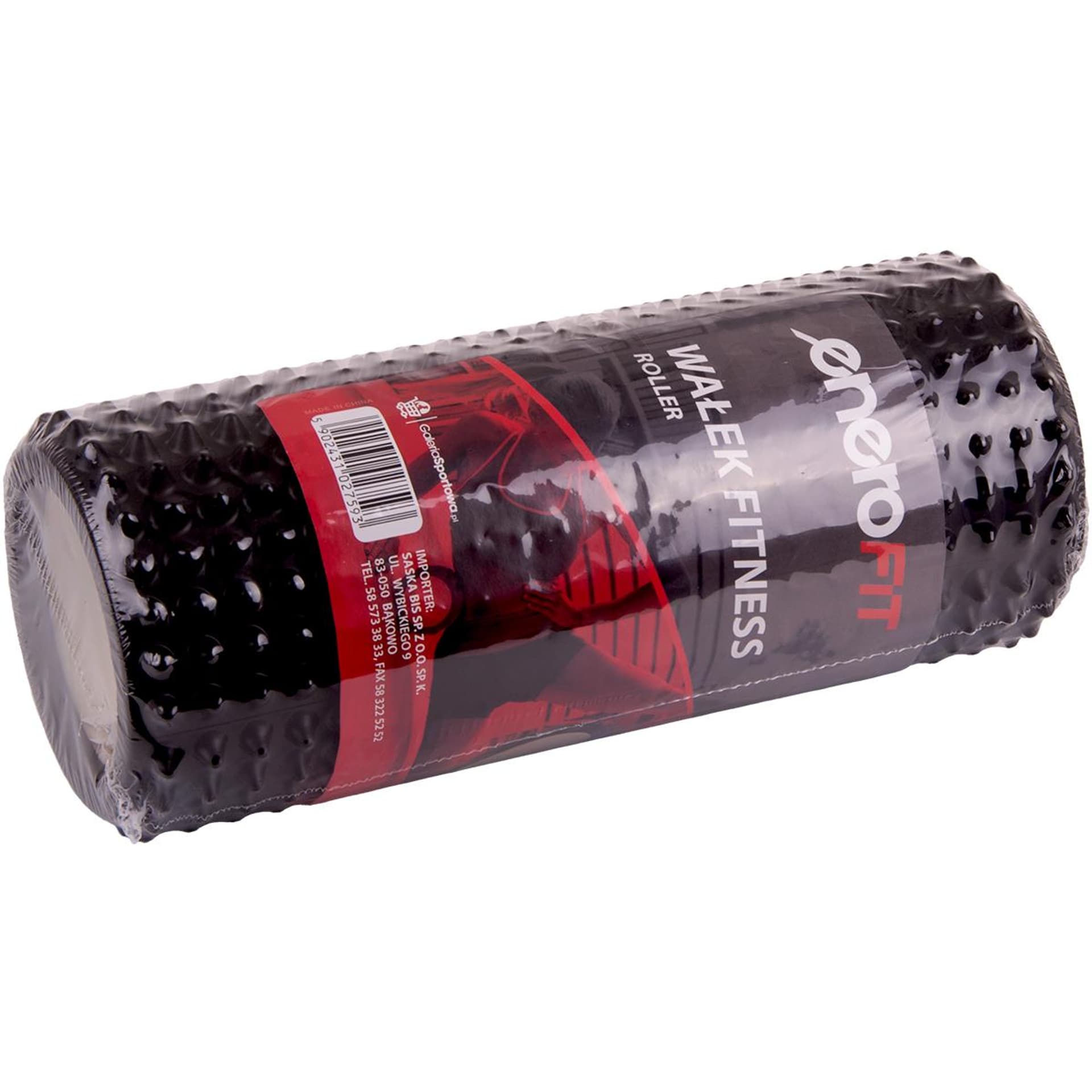 

WAŁEK ROLLER DO ĆWICZEŃ KOLCE DROBNE CZARNY 14x33CM 825G ENERO FIT