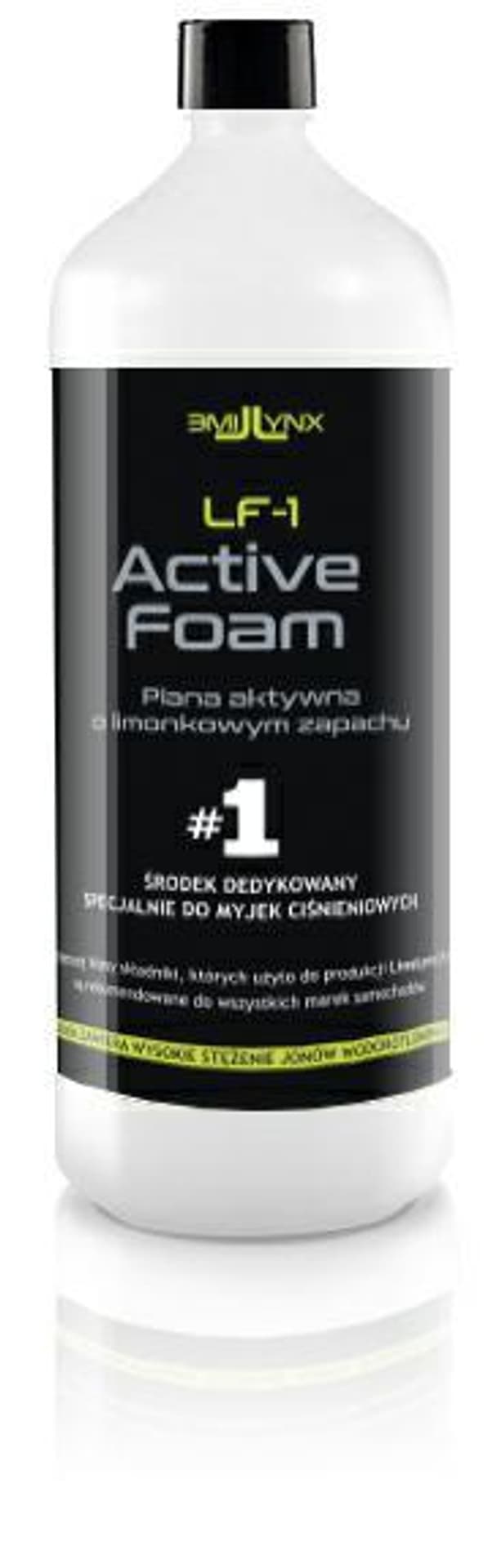 

Zasadowa piana aktywna o zapachu limonki 1l Lime Lynx LDU-F1-J32