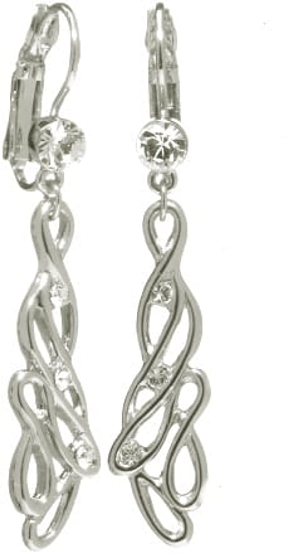 

Kolczyki poplątane z kryształami (P11348AG)