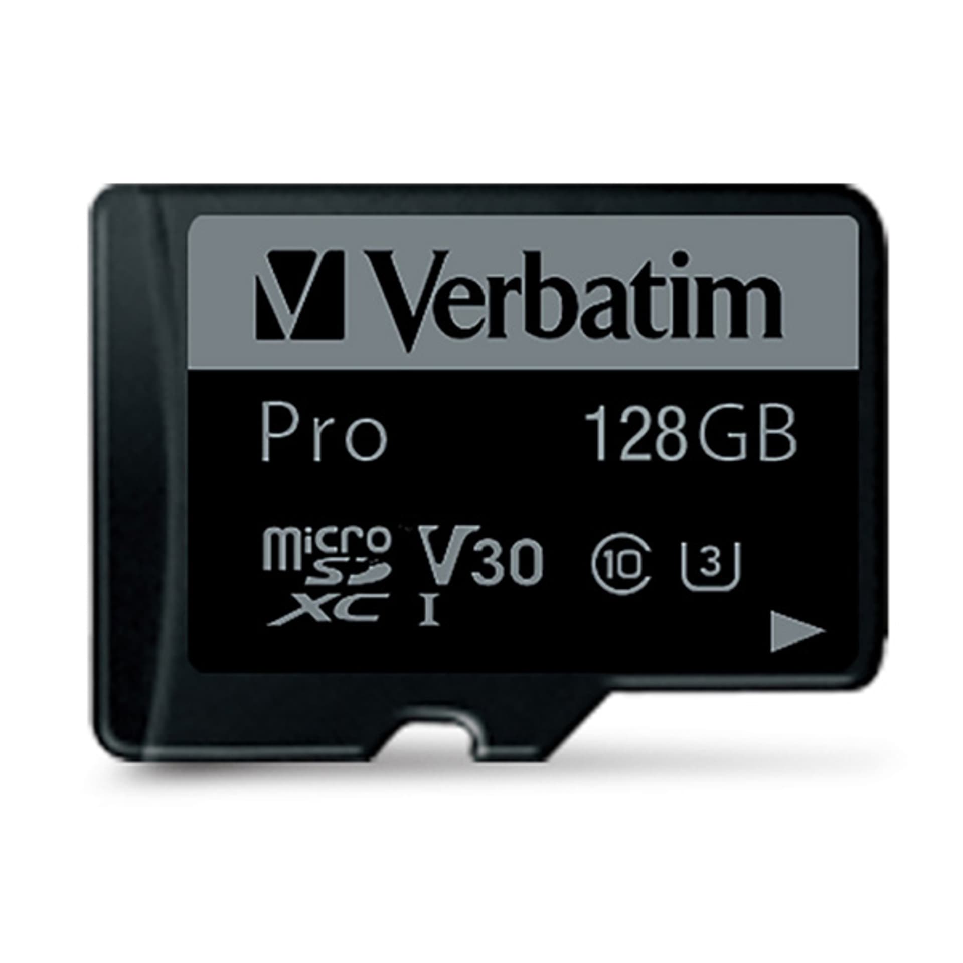 

Verbatim Karta pamięci Pro MicroSD, 128GB, micro SDXC, 47044, UHS 3 (U3), z adapterm, U3)/z adapter