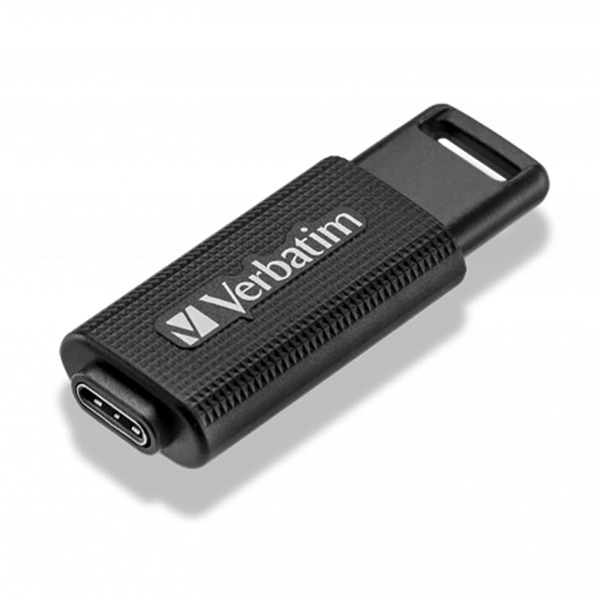 

Verbatim USB flash disk, USB-C, 128GB, Store ,n, Go USB-C, czarny, 49459, do archiwizacji danych