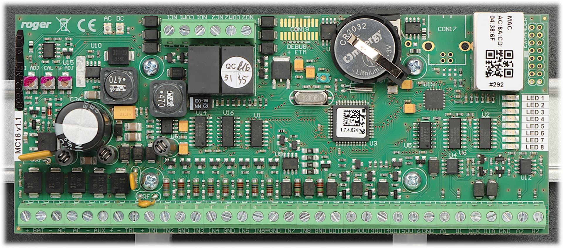 

KONTROLER DOSTĘPU MC16-PAC-EX-1-KIT ROGER