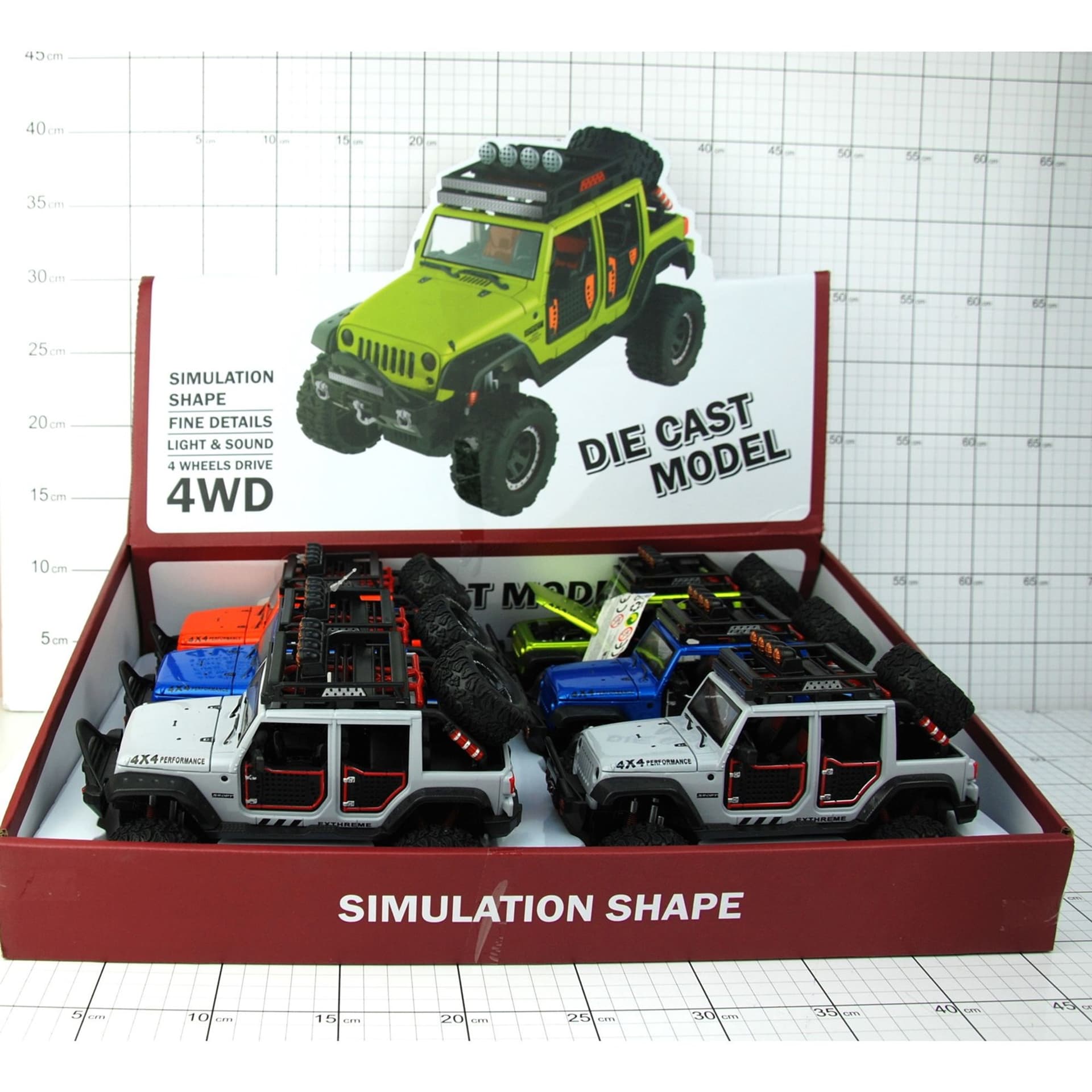 

JEEP METAL 1:24 ŚW./DŹW. 1 SZT.