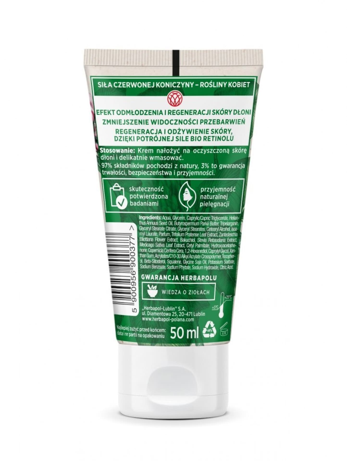 

Herbapol Krem do rąk Odmładzający 3x Bio Retinol 50ml