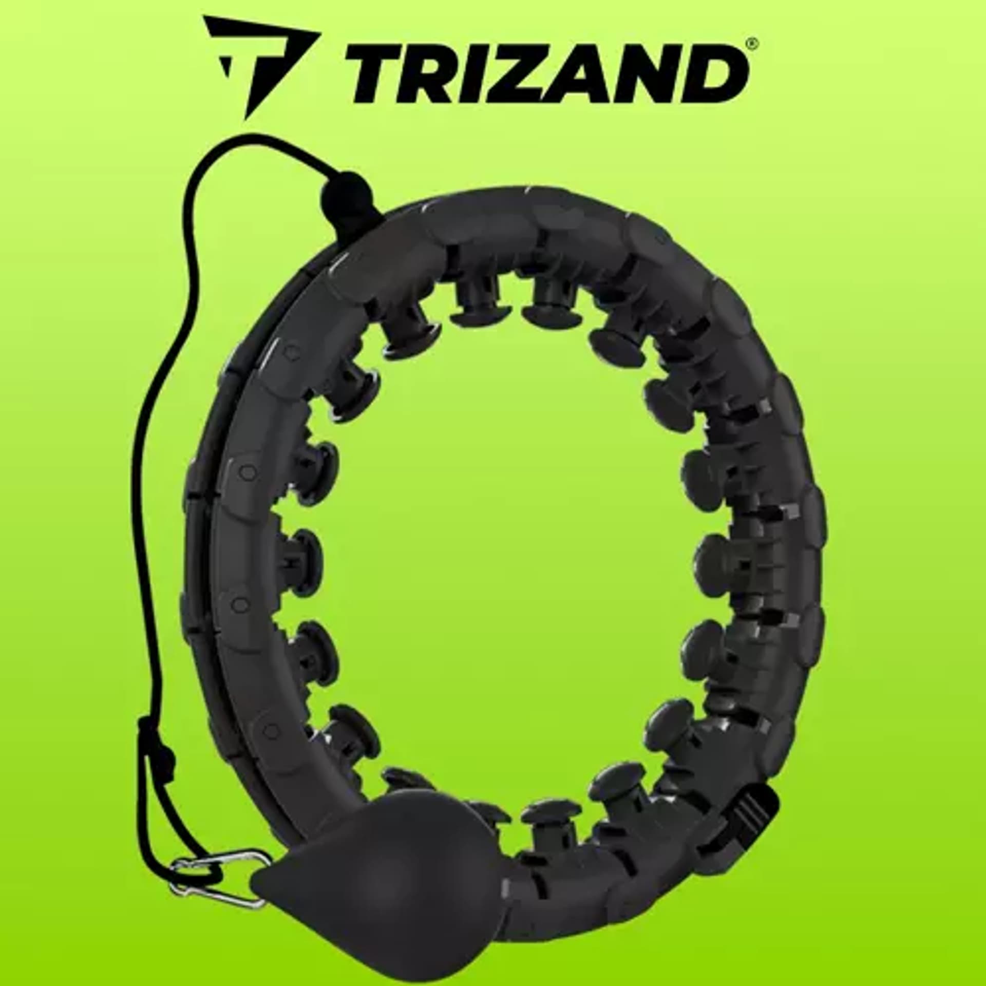 

Hula hop z masażerem + obciążnik Trizand 20698