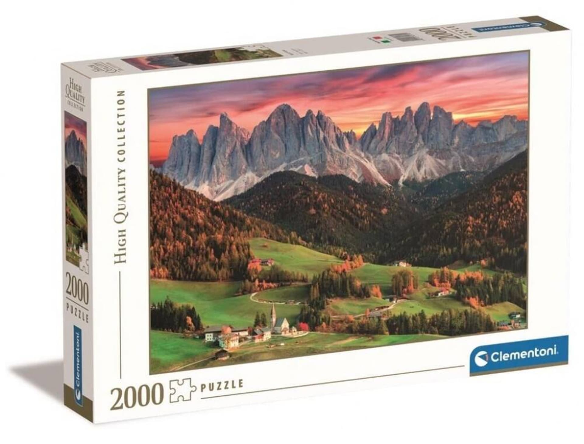 

Puzzle 2000 elementów High Quality, Val Di Funes