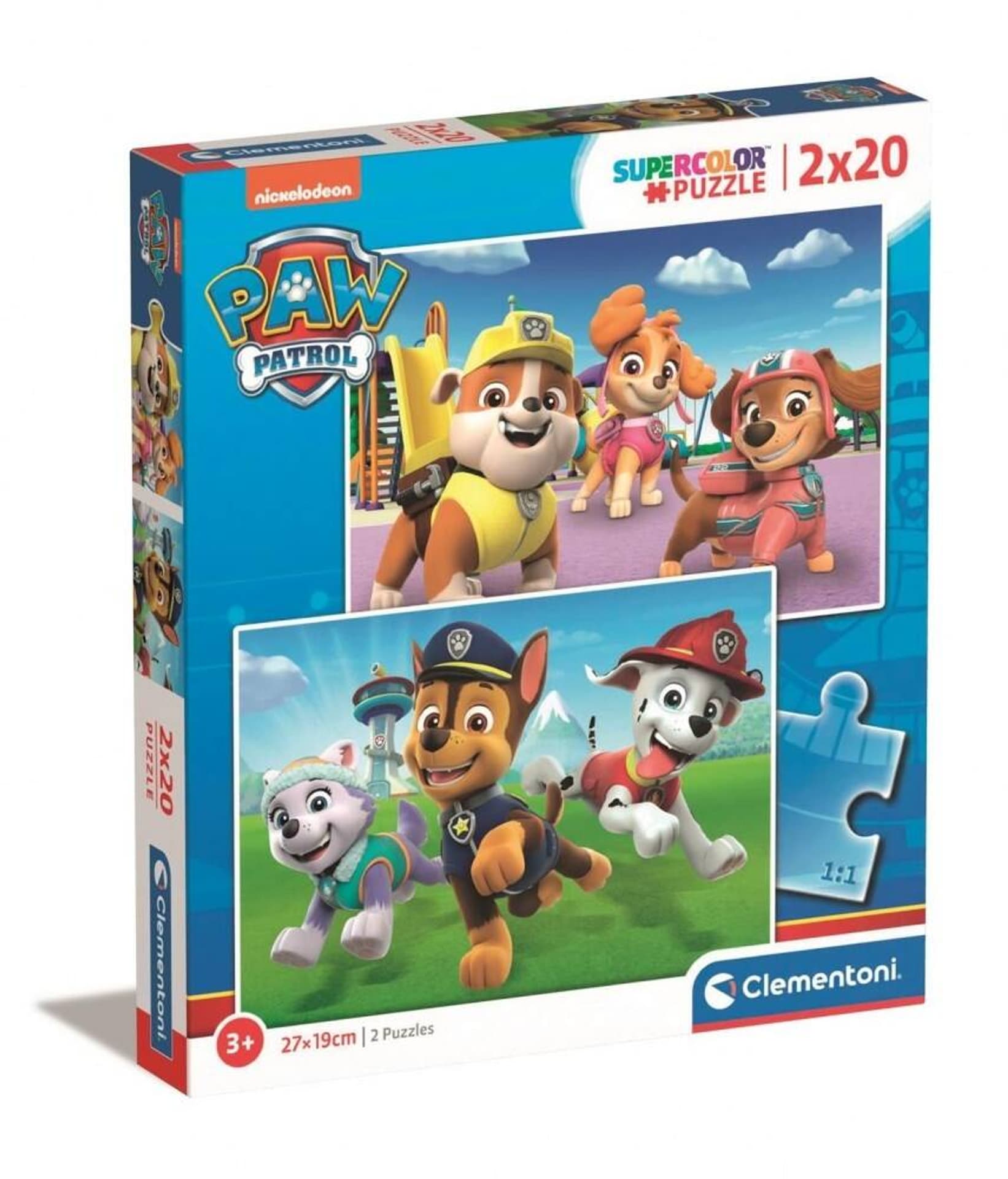 

Puzzle 2x20 elementów Psi Patrol CLEMENTONI 24800