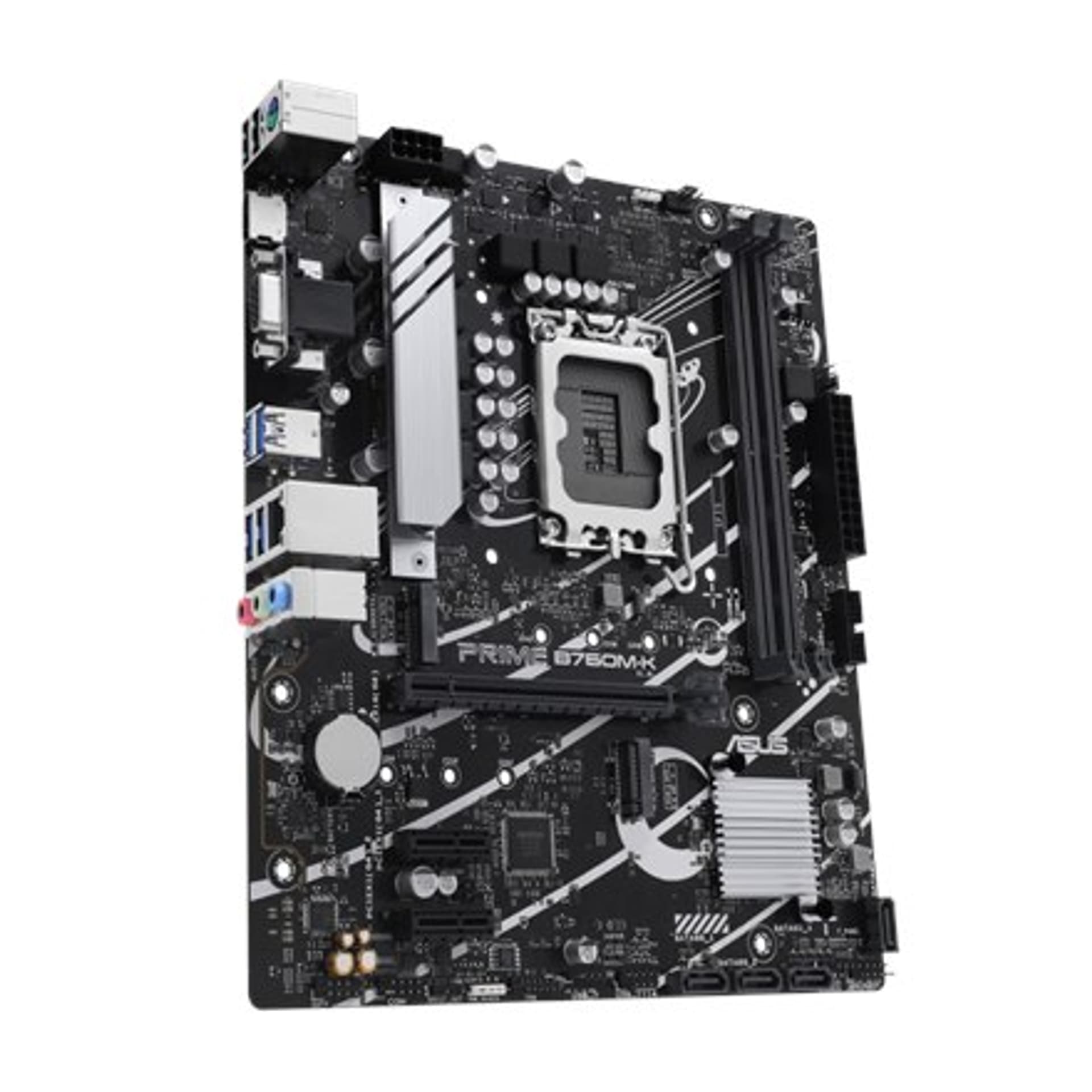 

Asus PRIME B760M-K Rodzina procesorów Intel, Gniazdo procesora LGA1700, DDR5 DIMM, Gniazda pamięci 2, Obsługiwane interfejsy dys