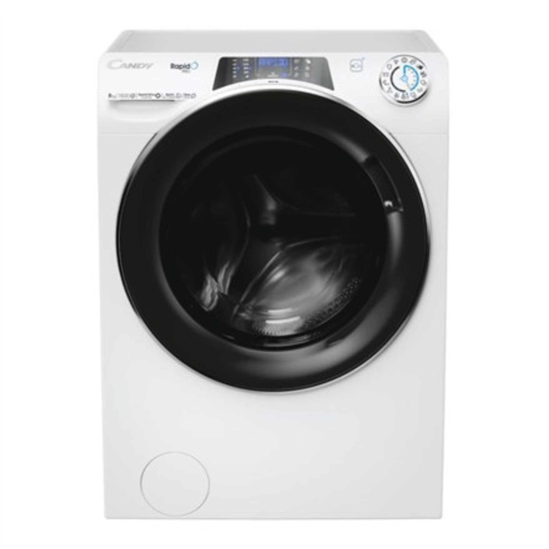 

Pralka Candy RP 586BWMBC/1-S Klasa efektywności energetycznej A Ładowanie od przodu Pojemność prania 8 kg 1500 obr./min Głębokoś
