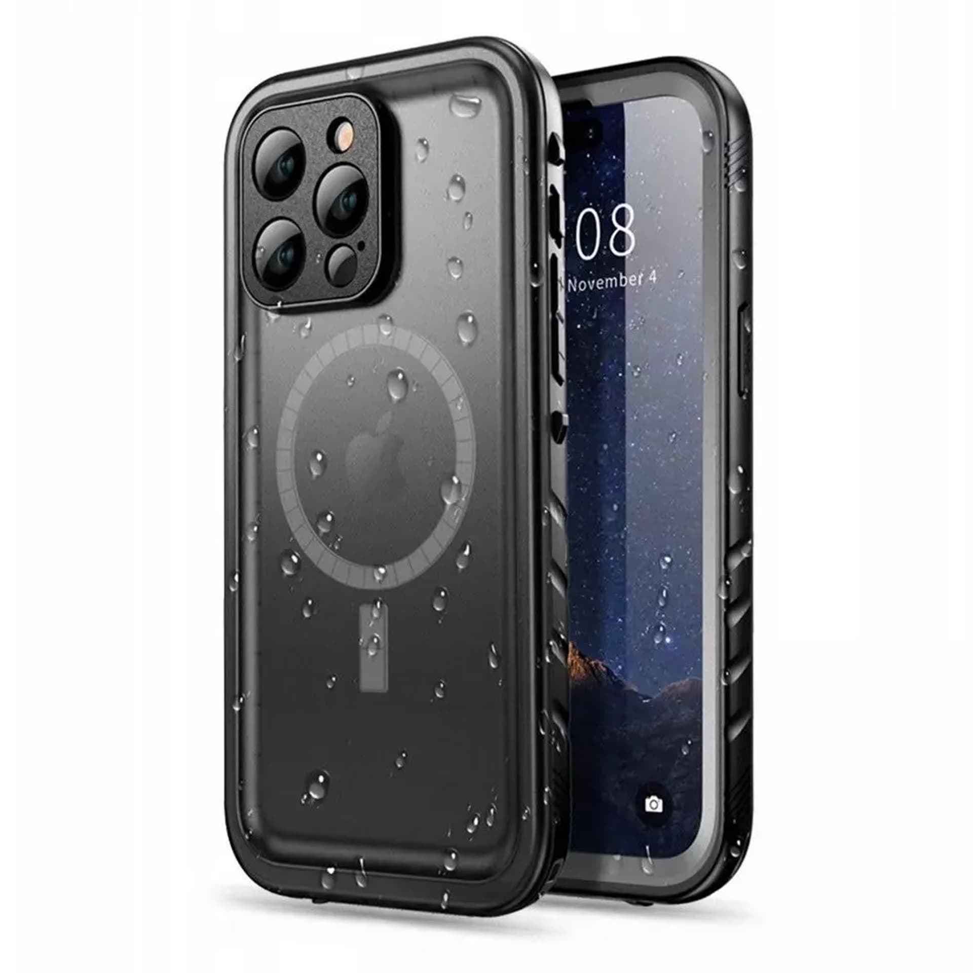 

Etui obudowa Shellbox MagSafe IP68 do Apple iPhone 14 Pro Max Black