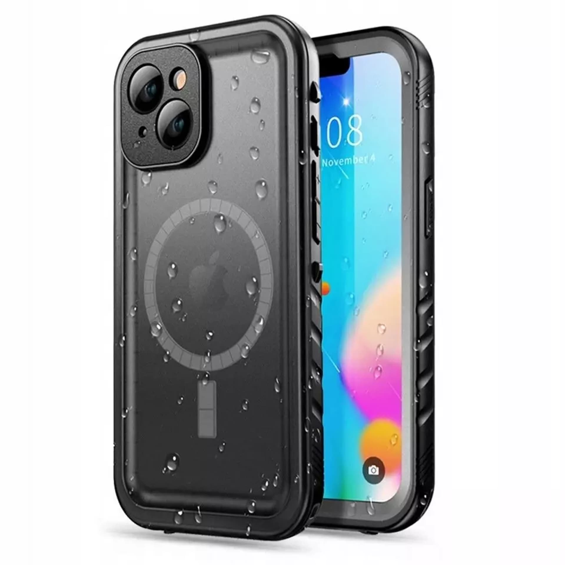 

Etui obudowa Shellbox MagSage IP68 do Apple iPhone 14 Black