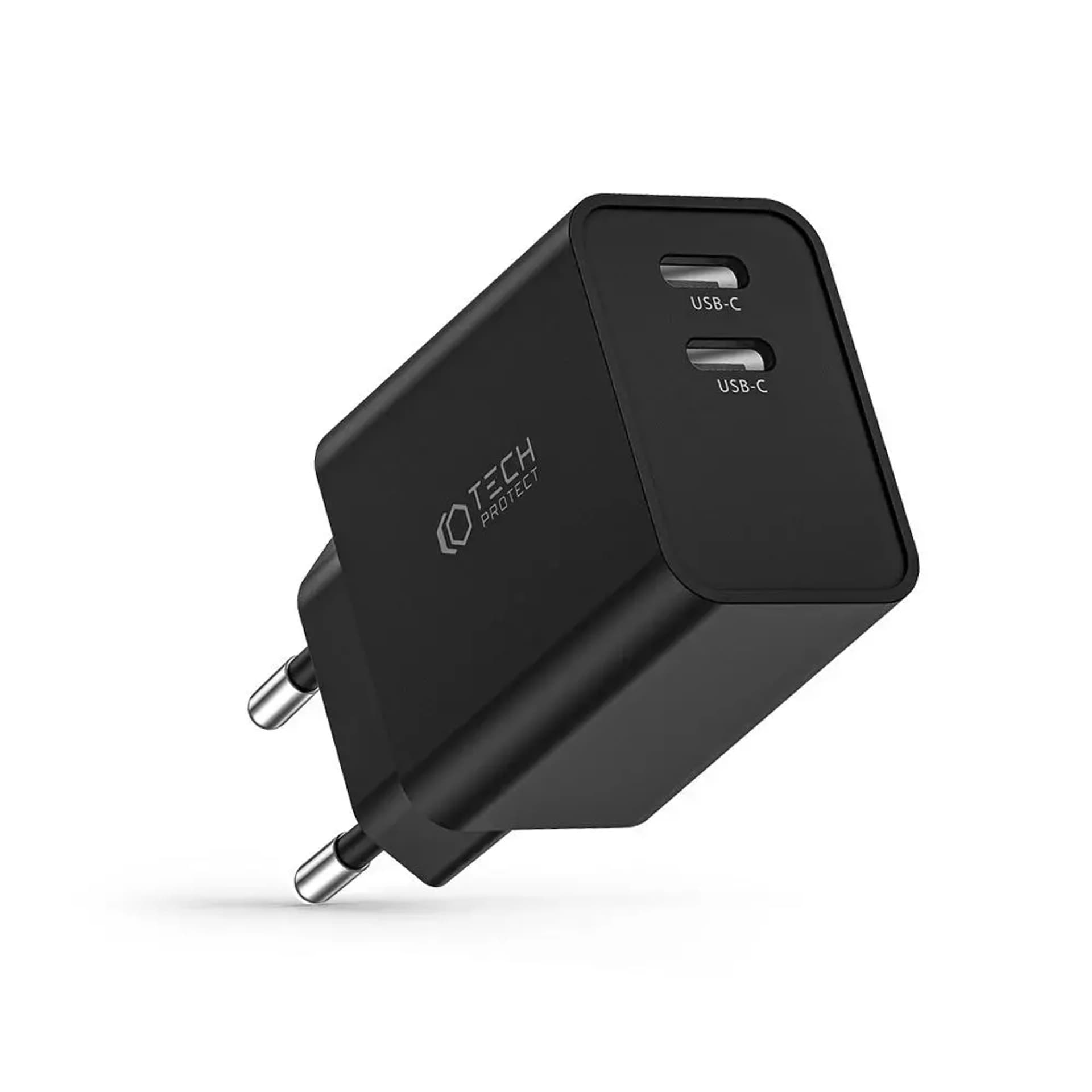 

Ładowarka sieciowa Tech-protect c35w 2-port network charger PD35w black