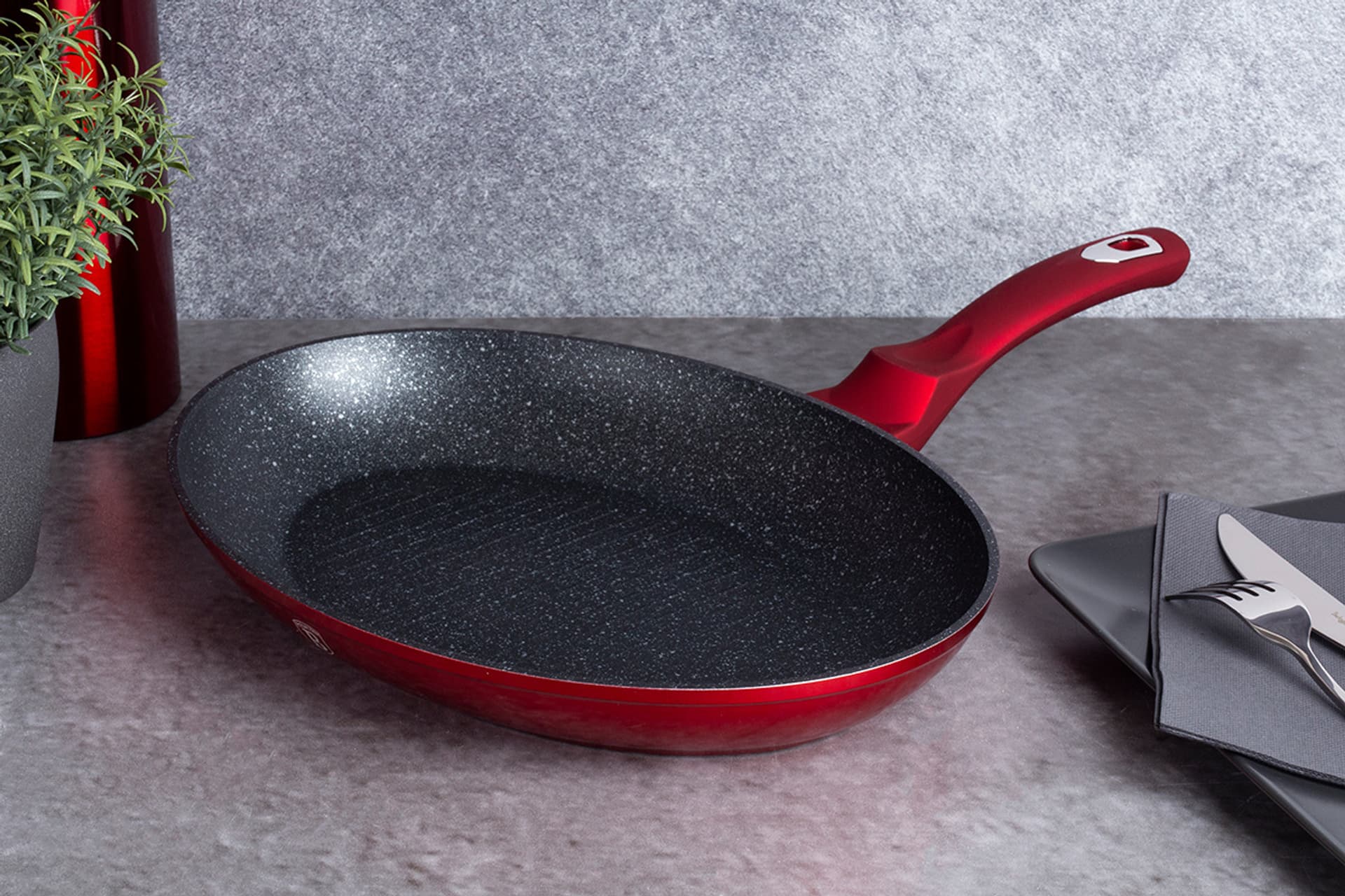 

PATELNIA GRANITOWA DO RYB BERLINGER HAUS BH-7169 BURGUNDY