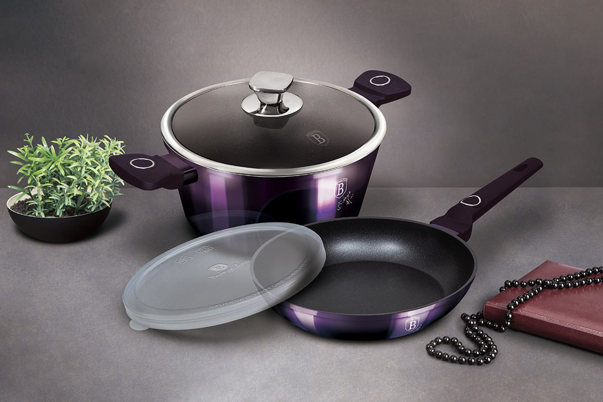 

GARNEK I PATELNIA BERLINGER HAUS BH-7102 PURPLE