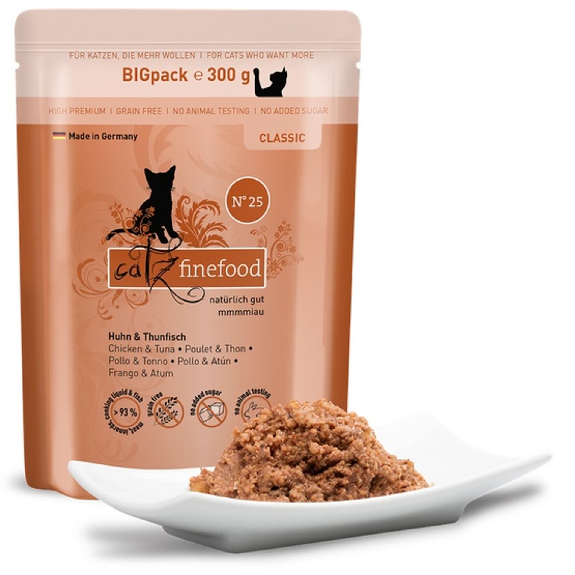 

Catz Finefood Classic N.25 Kurczak i Tuńczyk saszetka 300g