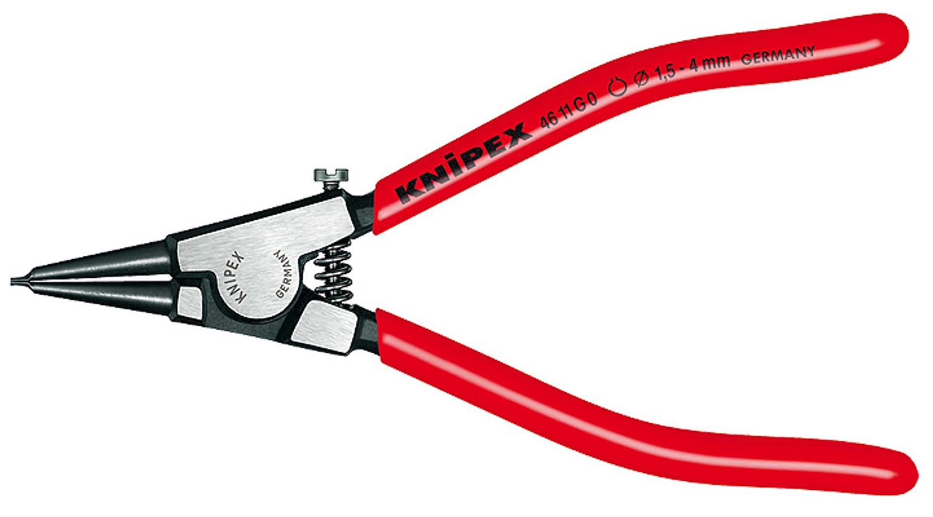 

Szczypce Segera do pierścieni osadczych, 140 mm, 46 11 G0, KNIPEX