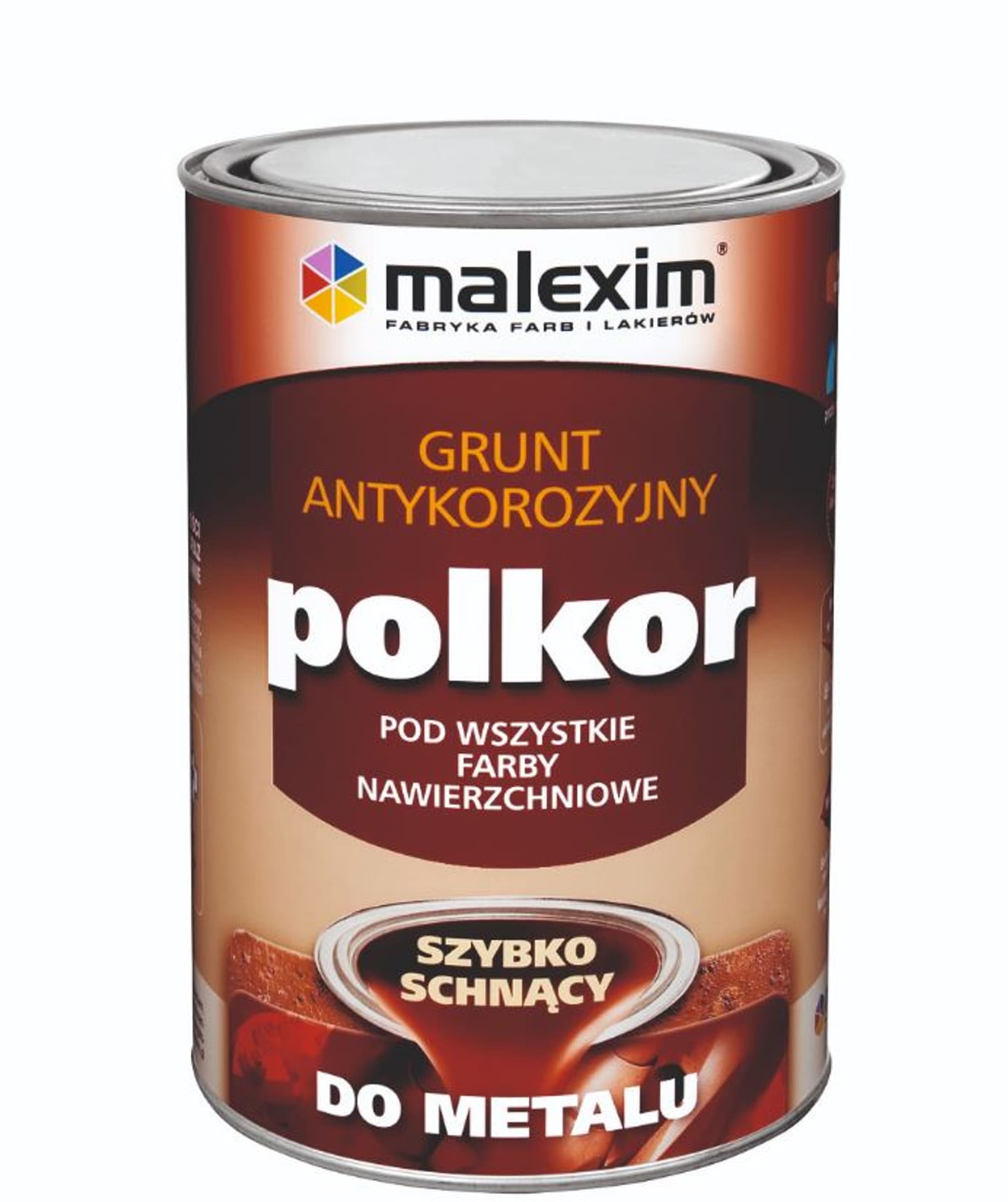 

SZYBKOSCHNĄCY ANTYKOROZYJNY GRUNT POLKOR SZARY JASNY 1,0L