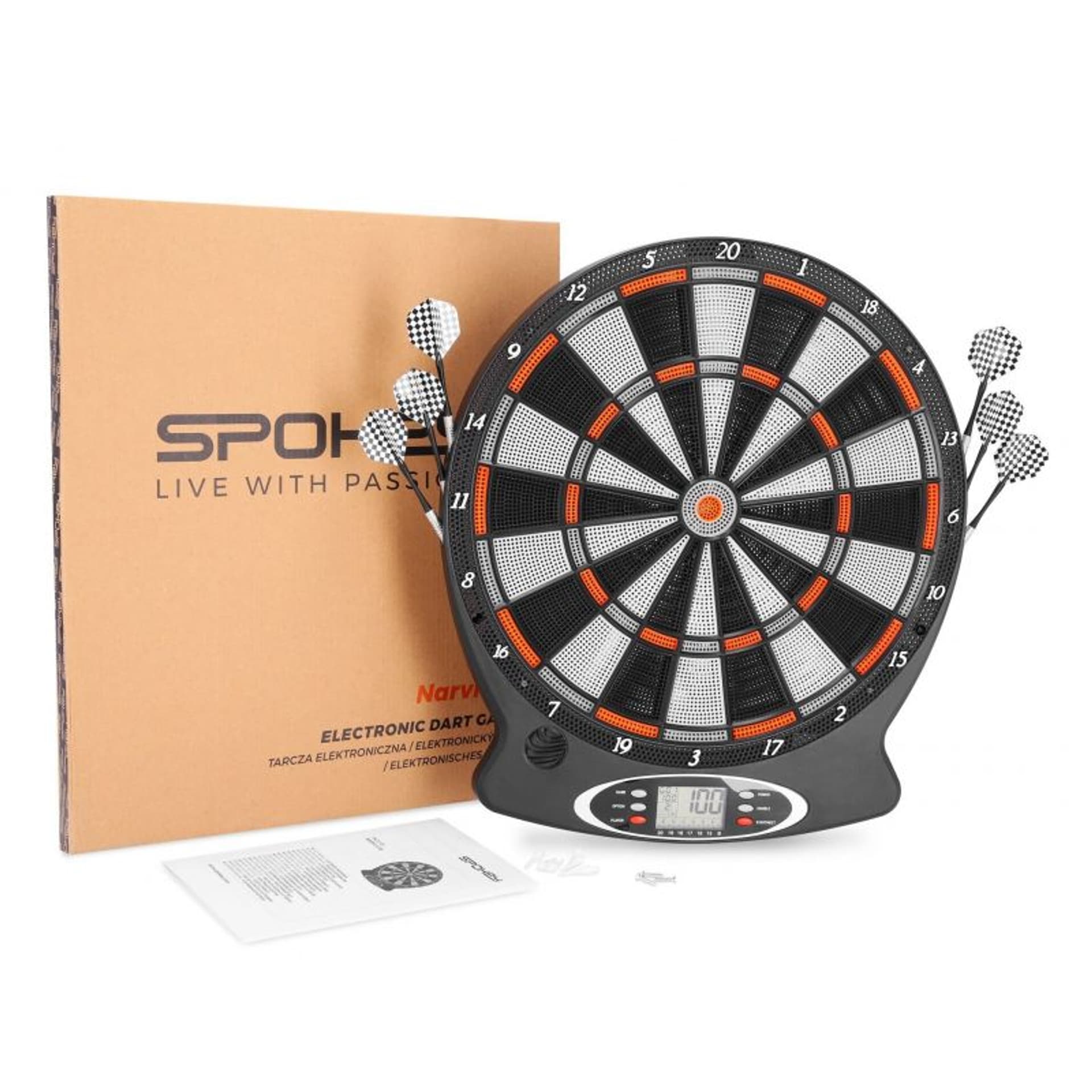 

Tarcza elektroniczna Spokey Narvi Pro (kolor Czarny)