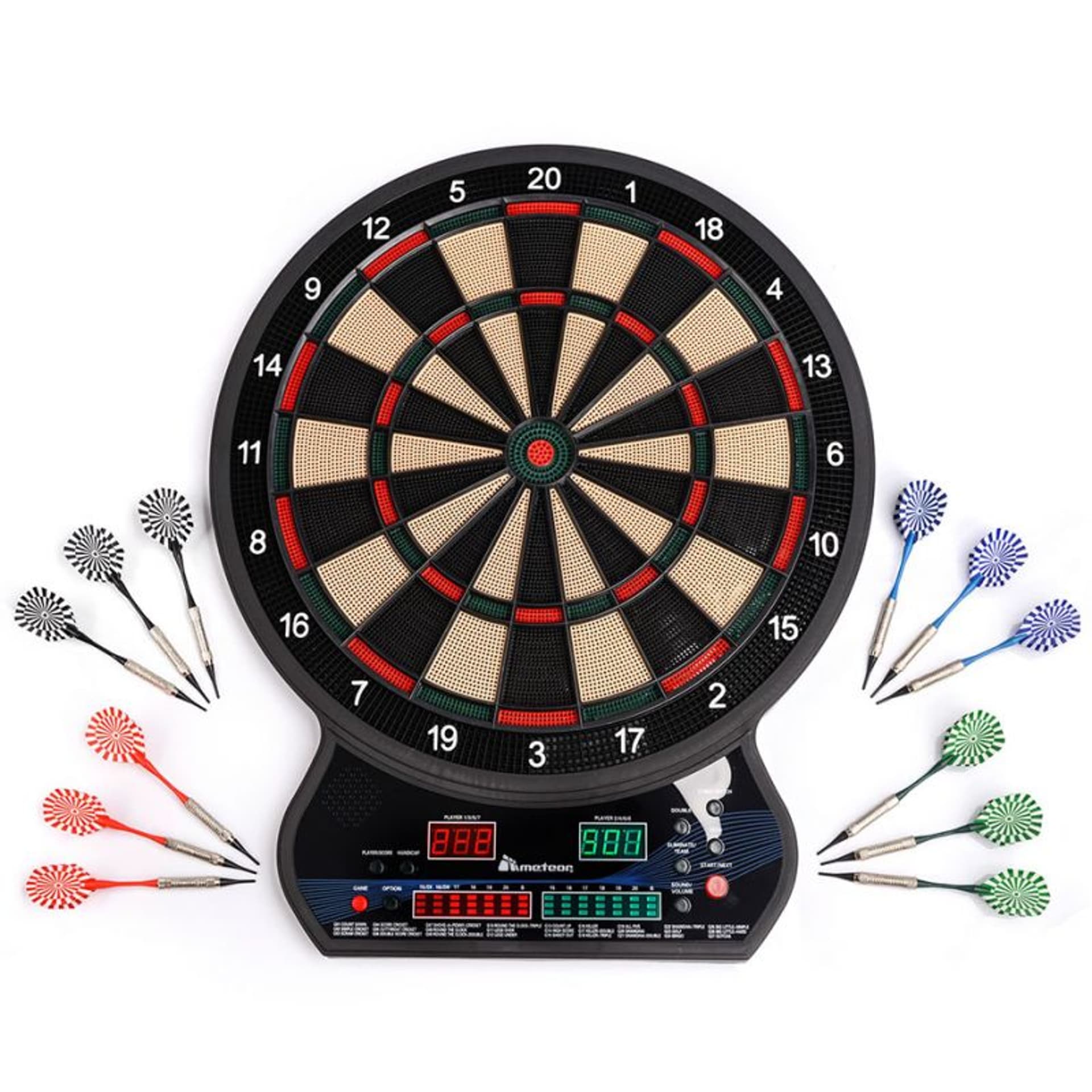 

Tarcza do darta Meteor elektroniczna 4-led 24689 (kolor Czarny)