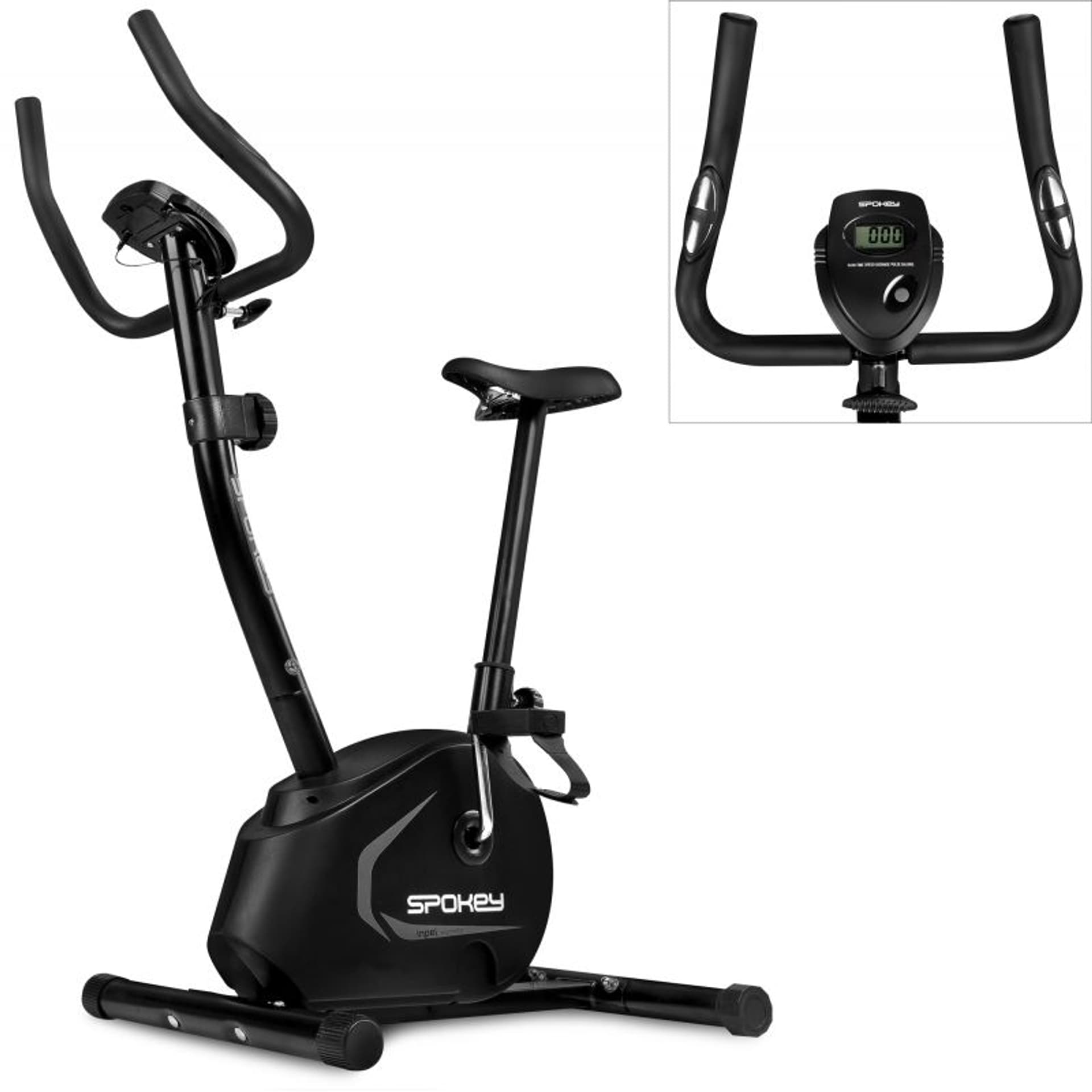 

Rower magnetyczny treningowy Spokey INPEL (kolor Czarny, rozmiar N/A)